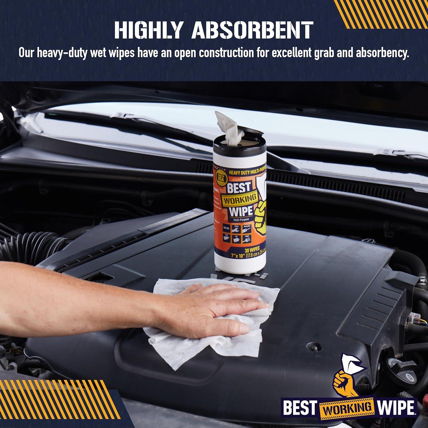 Toallitas Multiusos de Uso Pesado Orbizorb 30 Unidades 17.78x25.4cm