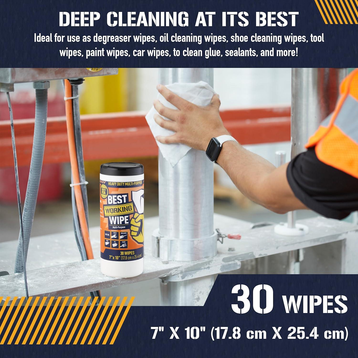 Toallitas Multiusos de Uso Pesado Orbizorb 30 Unidades 17.78x25.4cm