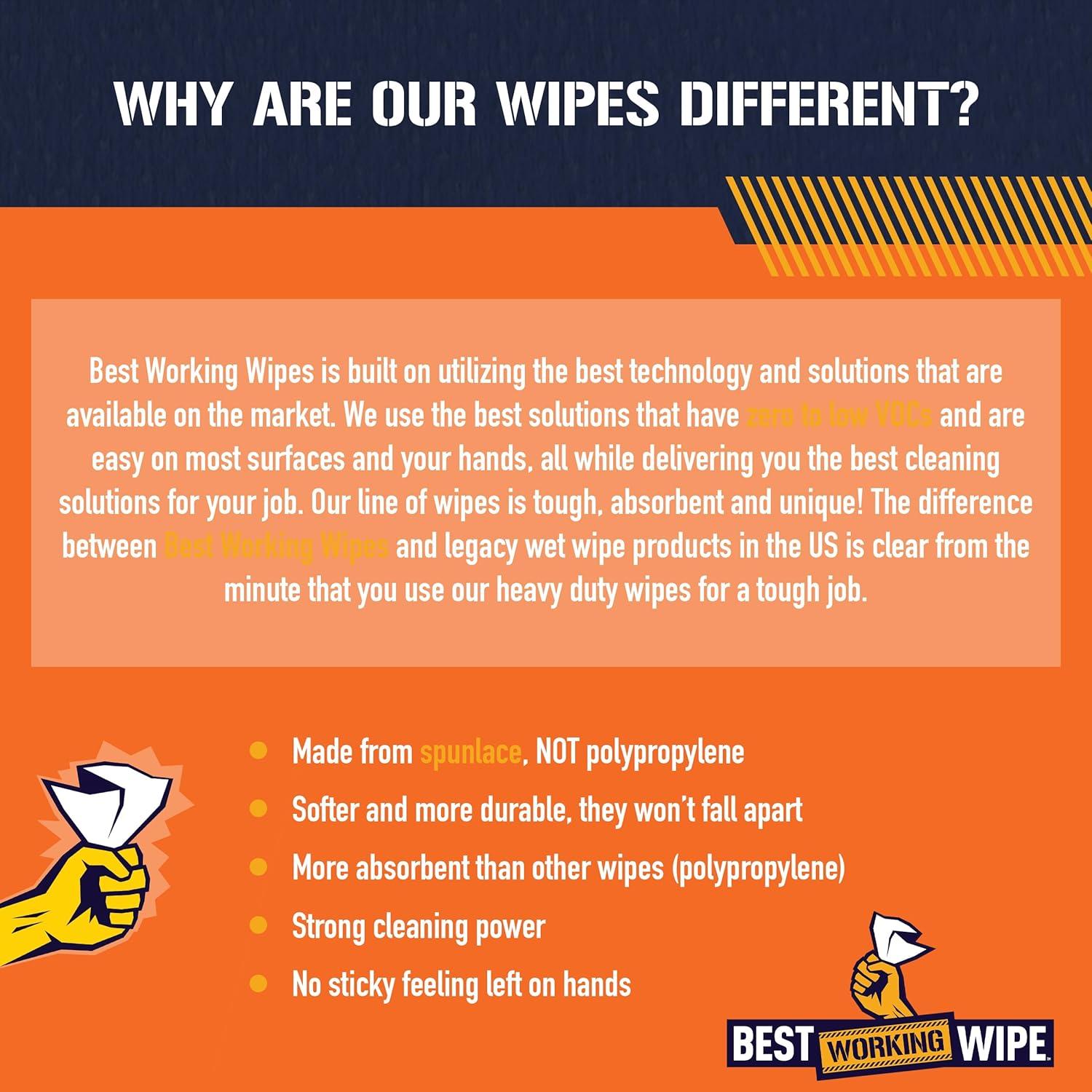 Toallitas Multiusos de Uso Pesado Orbizorb 30 Unidades 17.78x25.4cm