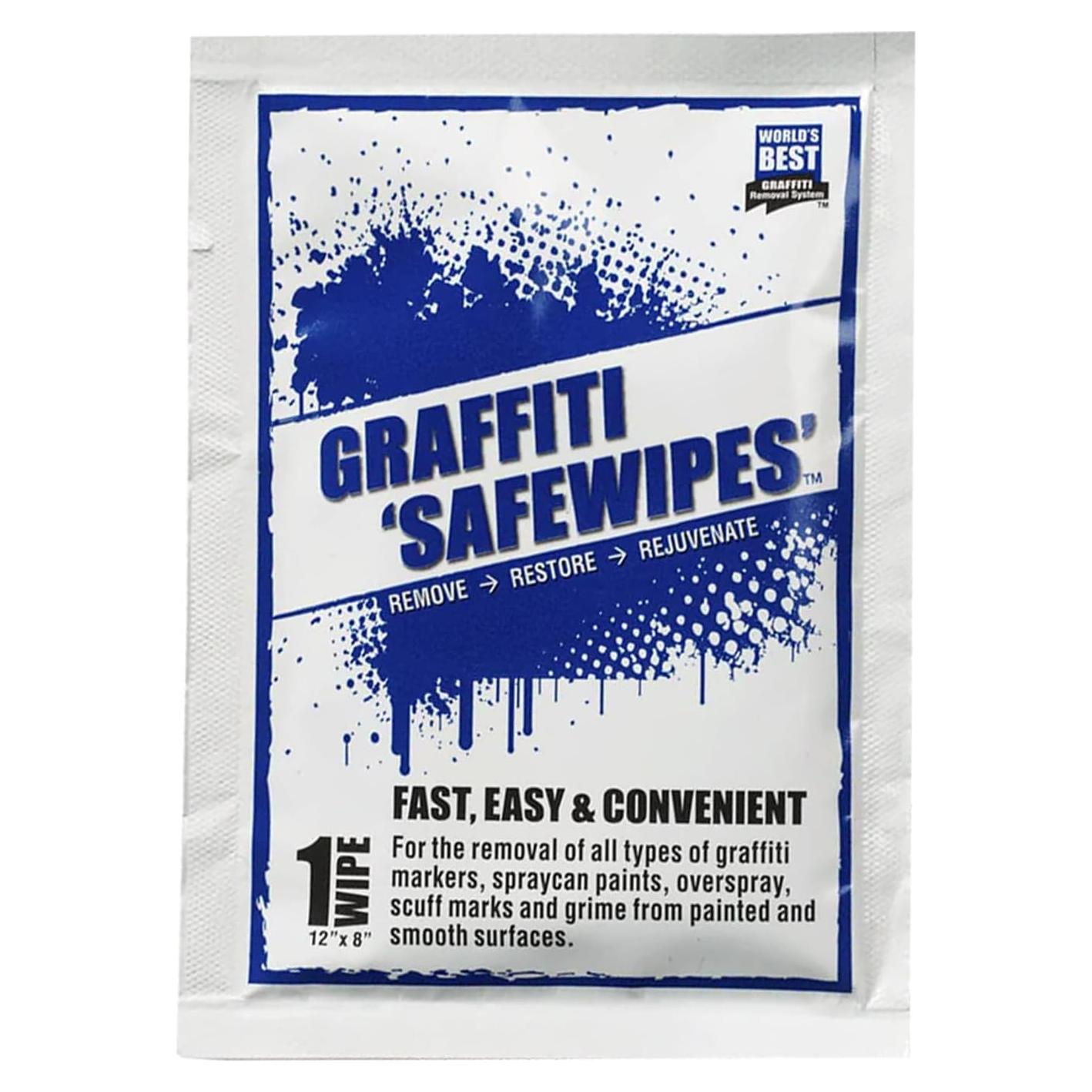 Toallitas SafeWipe para Graffiti 30x20 cm - Limpieza Efectiva