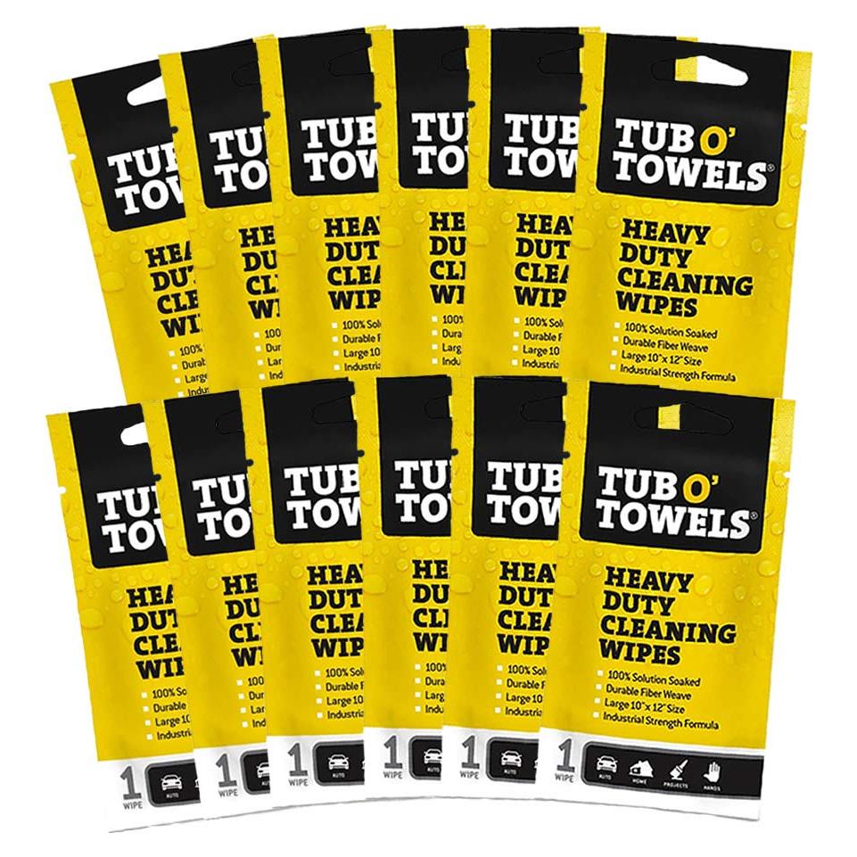 Toallitas de limpieza Tub O Towels 25.4x30.5cm, paquete 12