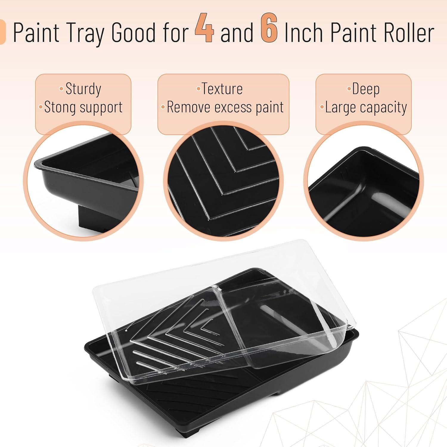 Kit de Pintura Bates - Bandeja 15.24 cm, 12 Piezas