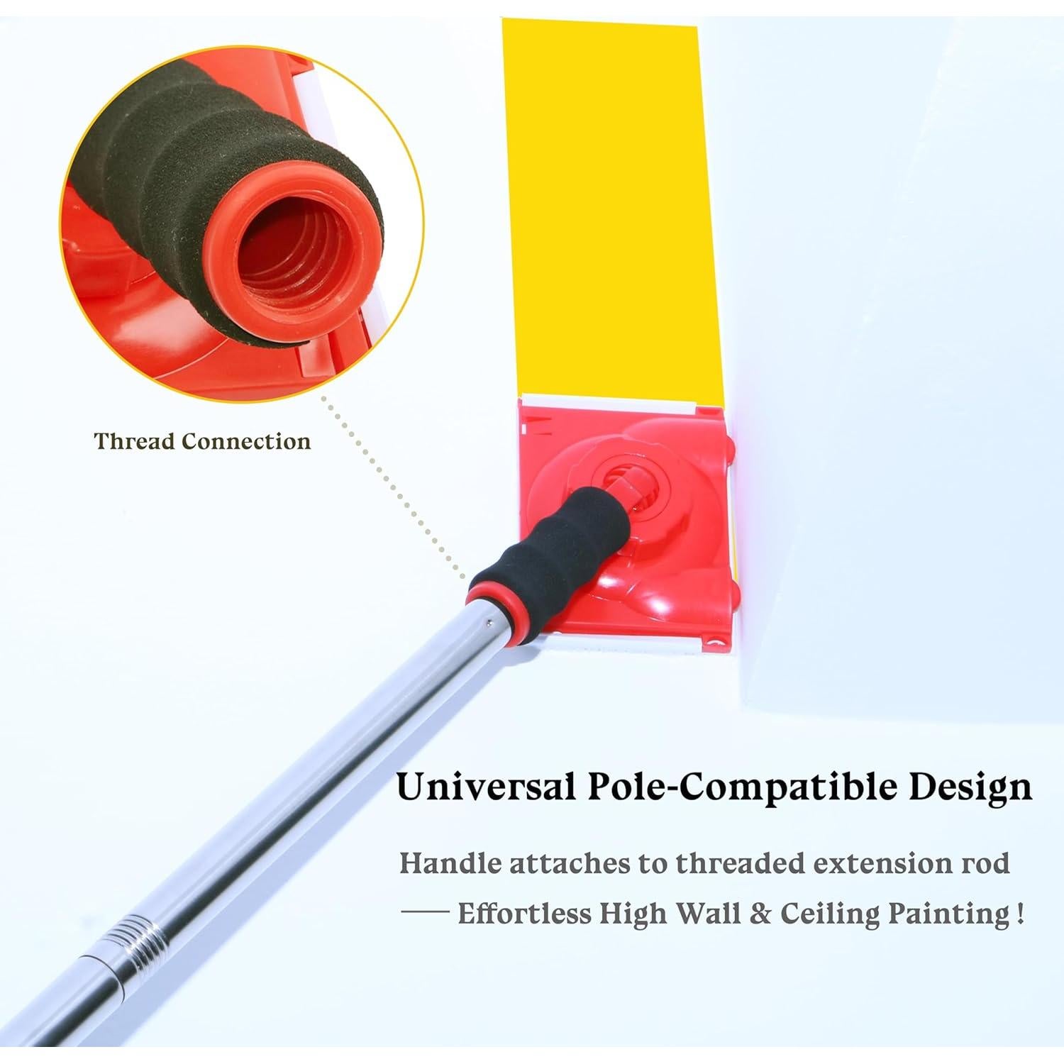 Recortador de pintura DIQQHI con 2 almohadillas de repuesto