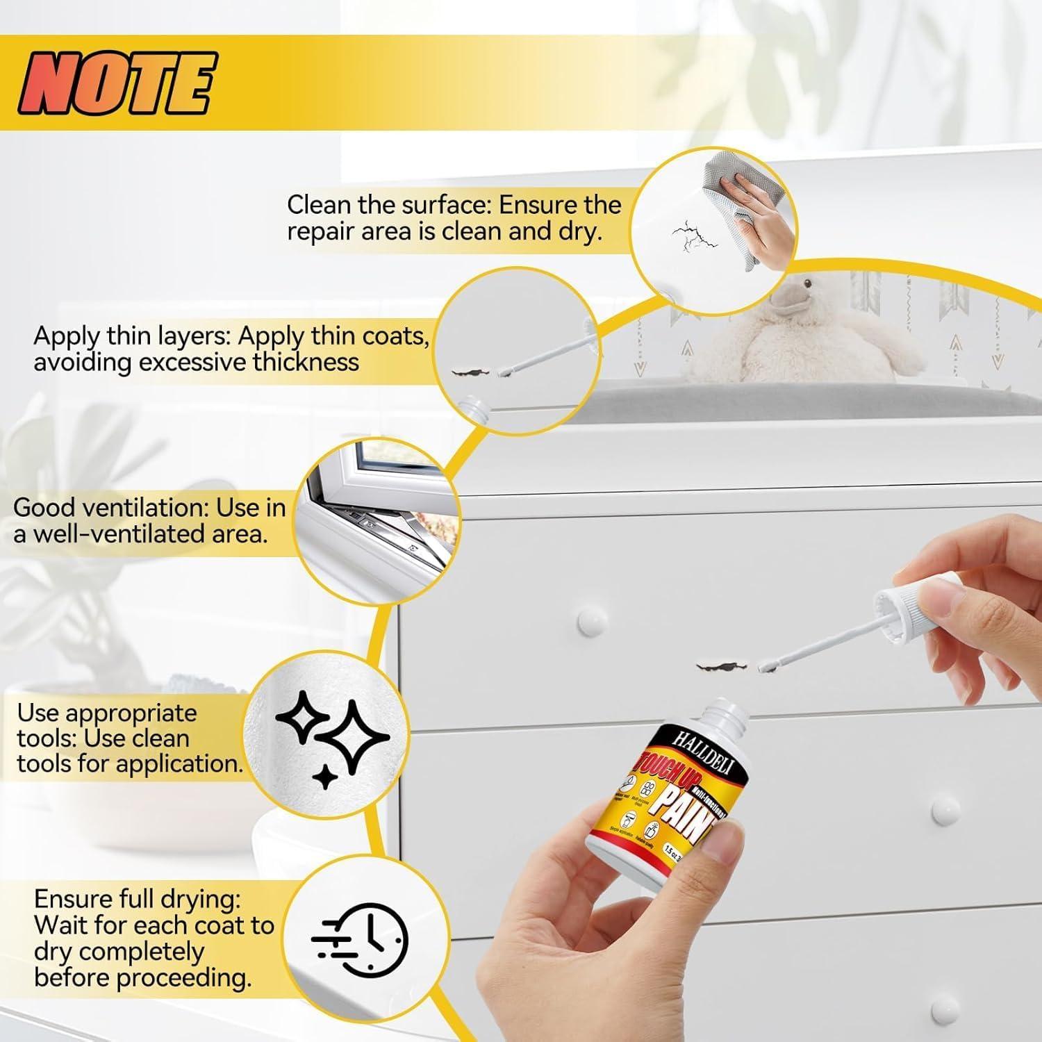 Pintura Blanca Semibrillante Halldeli 42.52 ml para Muebles