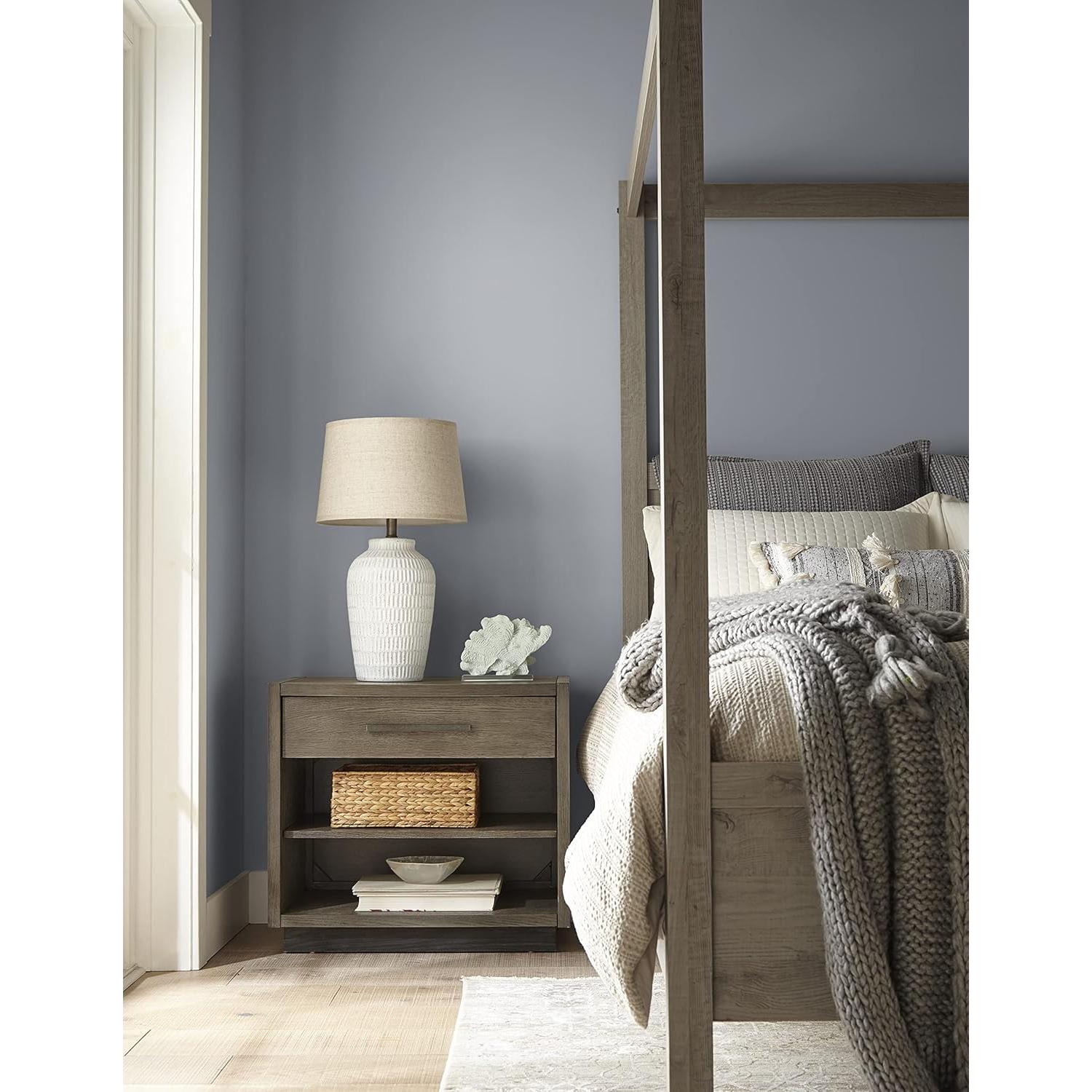 KILZ TRIBUTE Pintura y Primer Satinado 8 Oz Humo de Orquídea