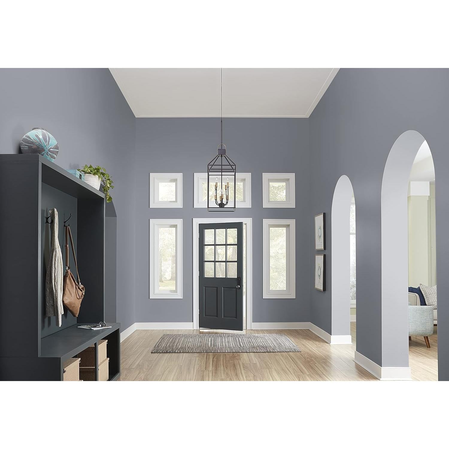 KILZ TRIBUTE Pintura y Primer Satinado 8 Oz Humo de Orquídea