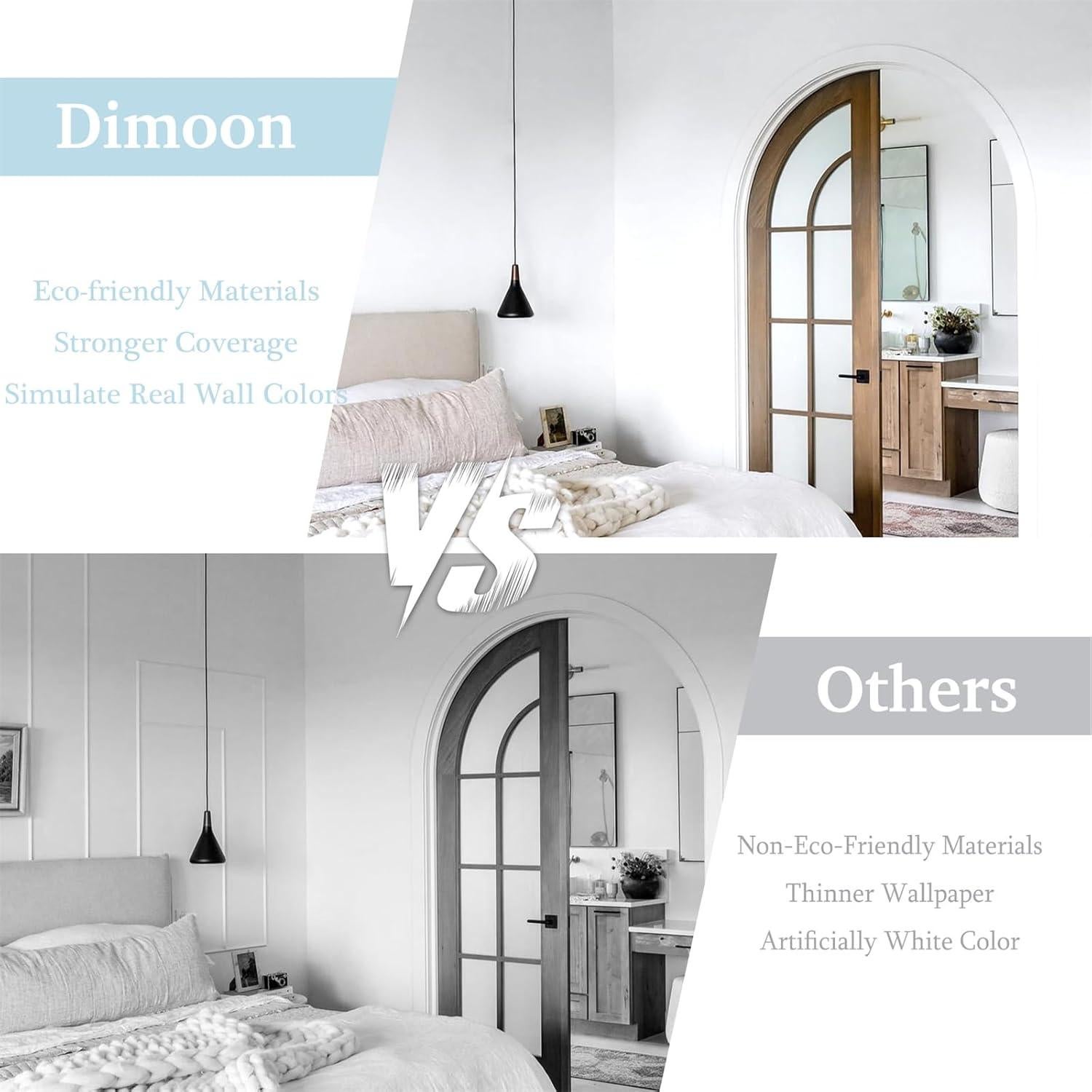 Papel Tapiz Autoadhesivo Dimoon Blanco 45x300 cm Ecológico