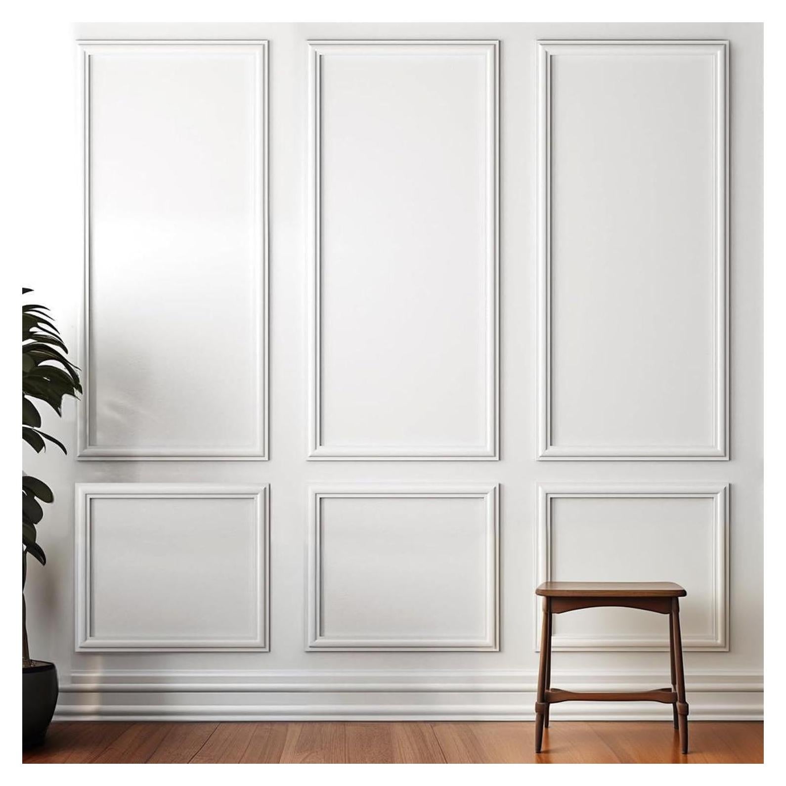 Kit de Molduras de Pared Autoadhesivas TRAIN2 ART 6 Juegos 61x137 cm