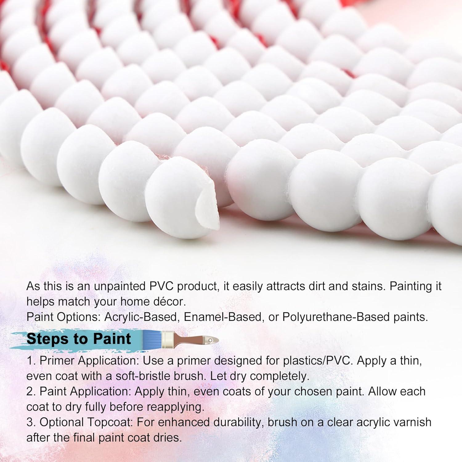 Moldura Autoadhesiva Trimold 3m PVC Blanco 0.39cm DIY