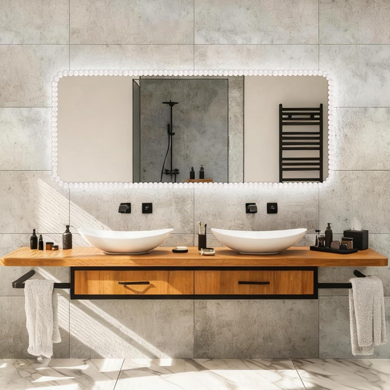 Moldura Decorativa Flexible VEEVIIY 4.88m x 1.5cm PVC Blanco