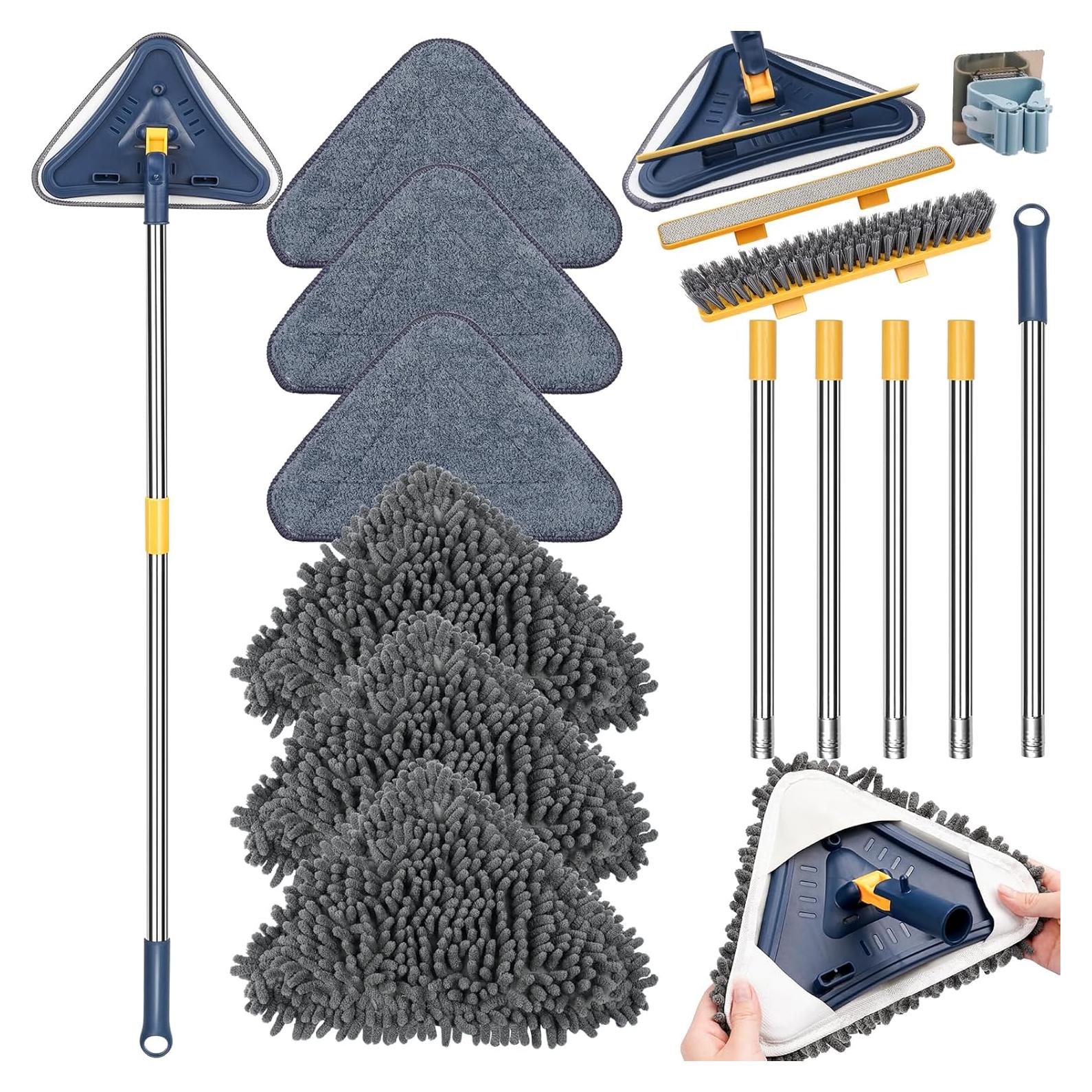 Mopa Limpiadora de Pared Sunoyar 5-en-1 con Mango Largo 203.2 cm