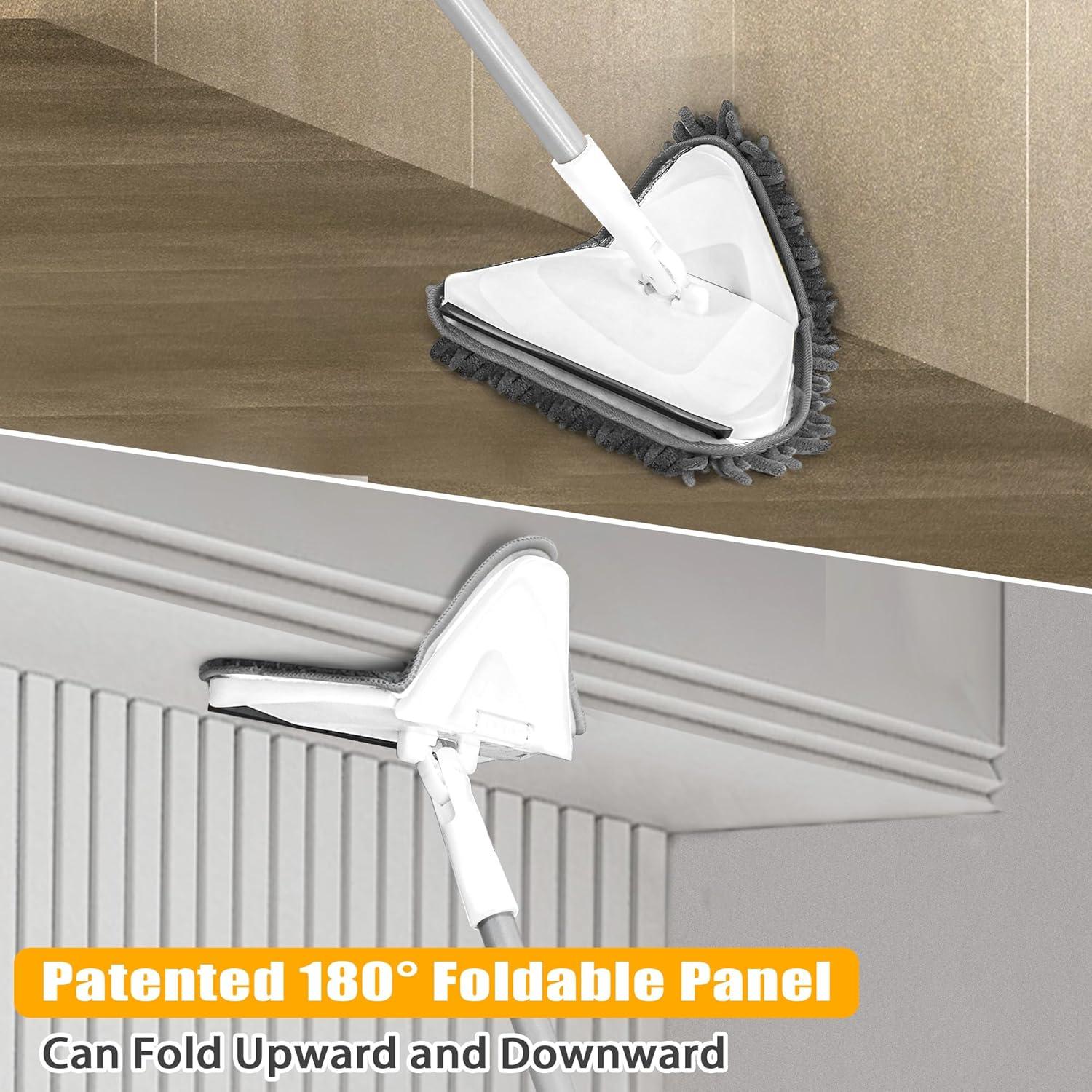 Mopa de Pared JEHONN 203.2 cm Plegable 180° con Paños