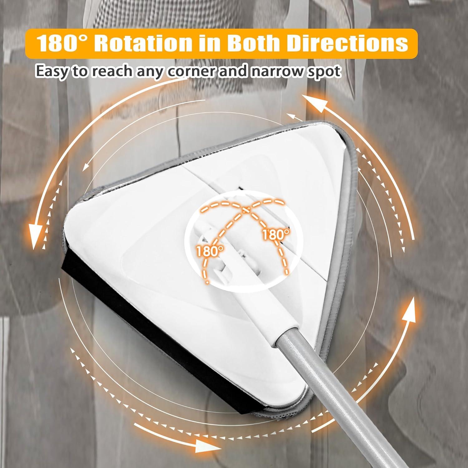 Mopa de Pared JEHONN 203.2 cm Plegable 180° con Paños