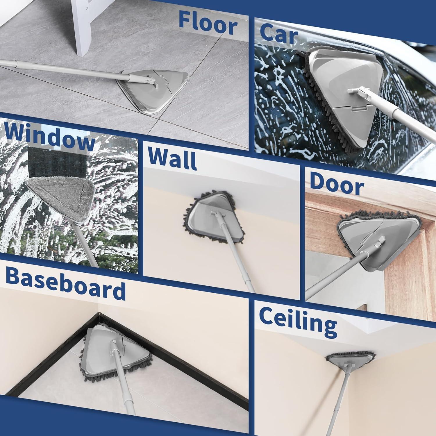 Limpiador de Paredes BOOMJOY con Mango Ajustable 208 cm