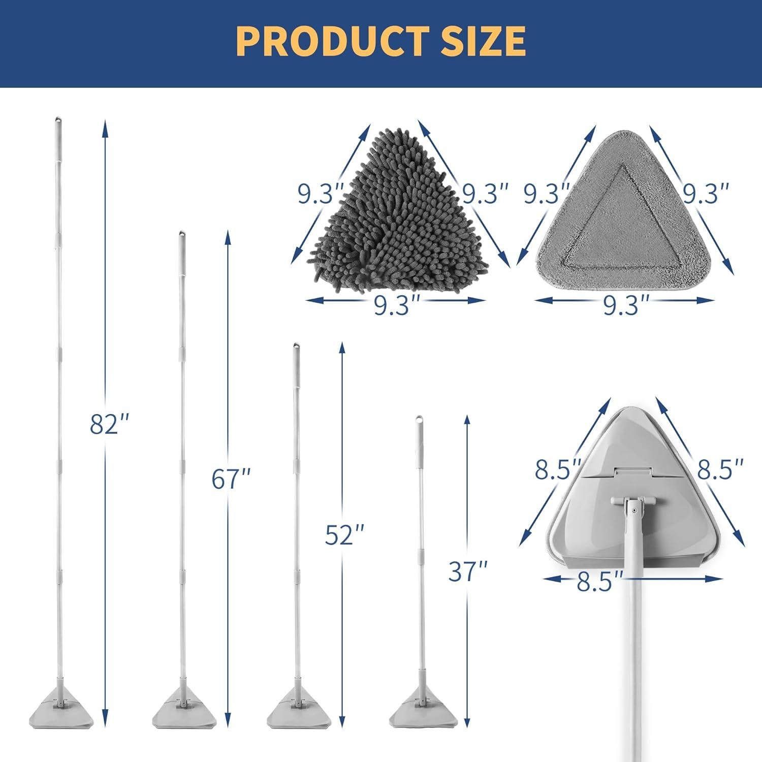 Limpiador de Paredes BOOMJOY con Mango Ajustable 208 cm