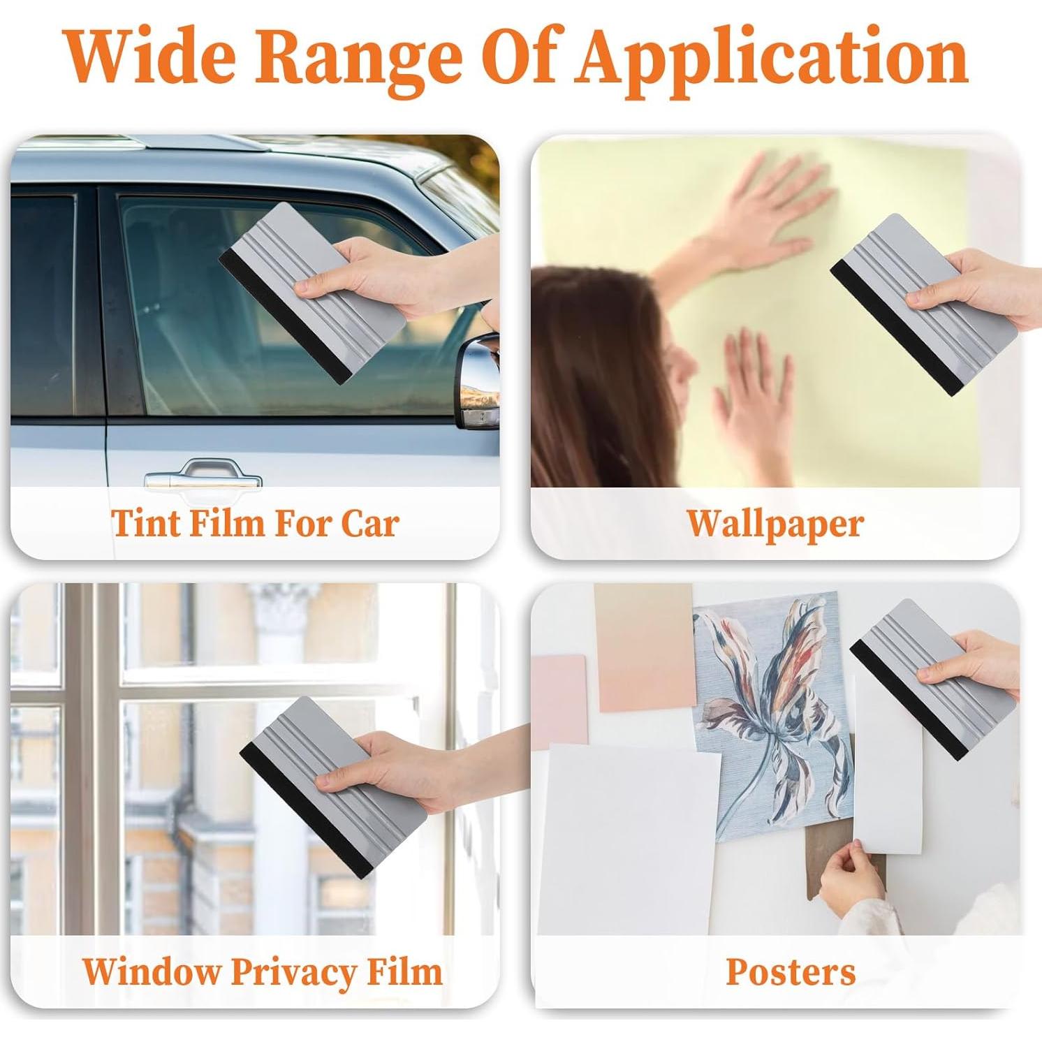 Kit de 2 Raspadores de Vinilo Sliverdew 15x7.7cm