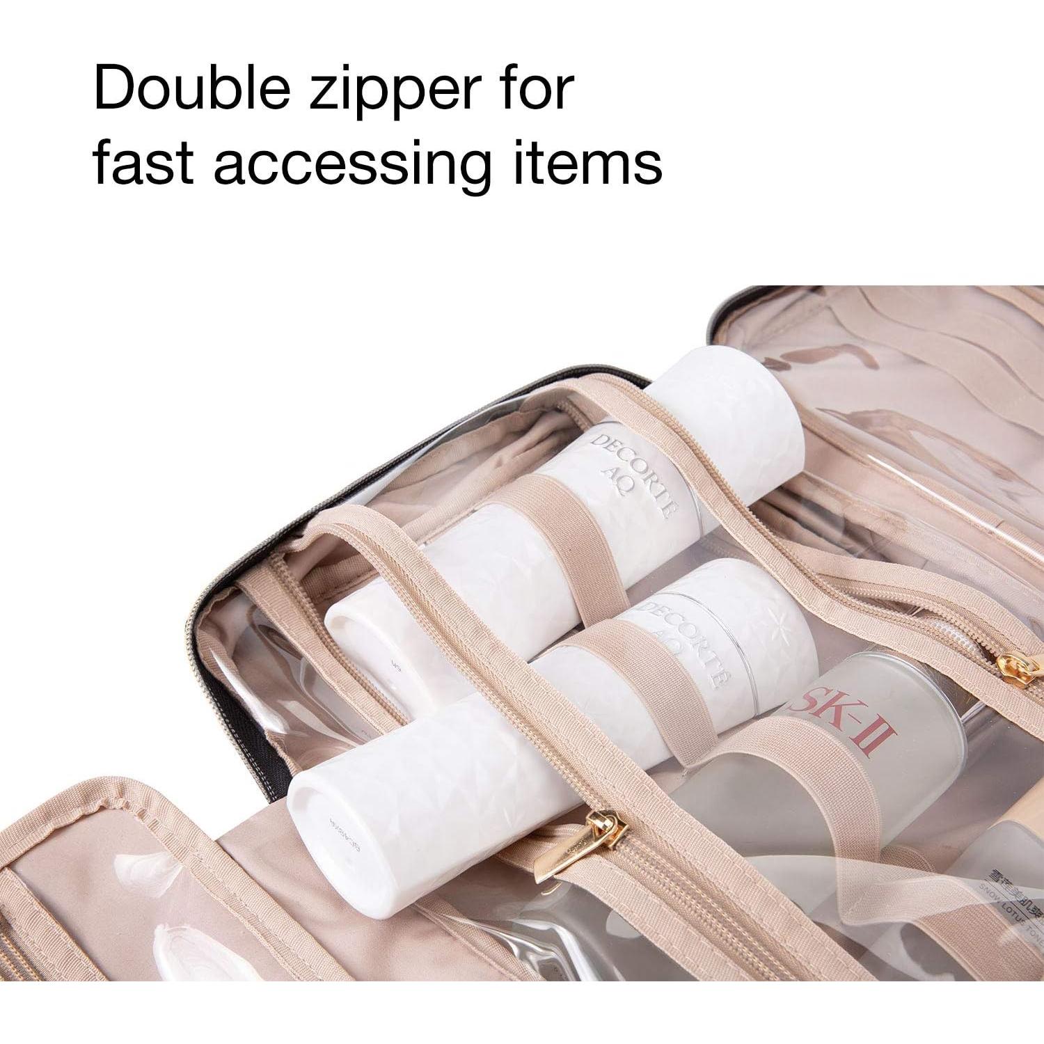 BAGSMART Bolsa de Aseo Grande Organizador de Viaje Negro