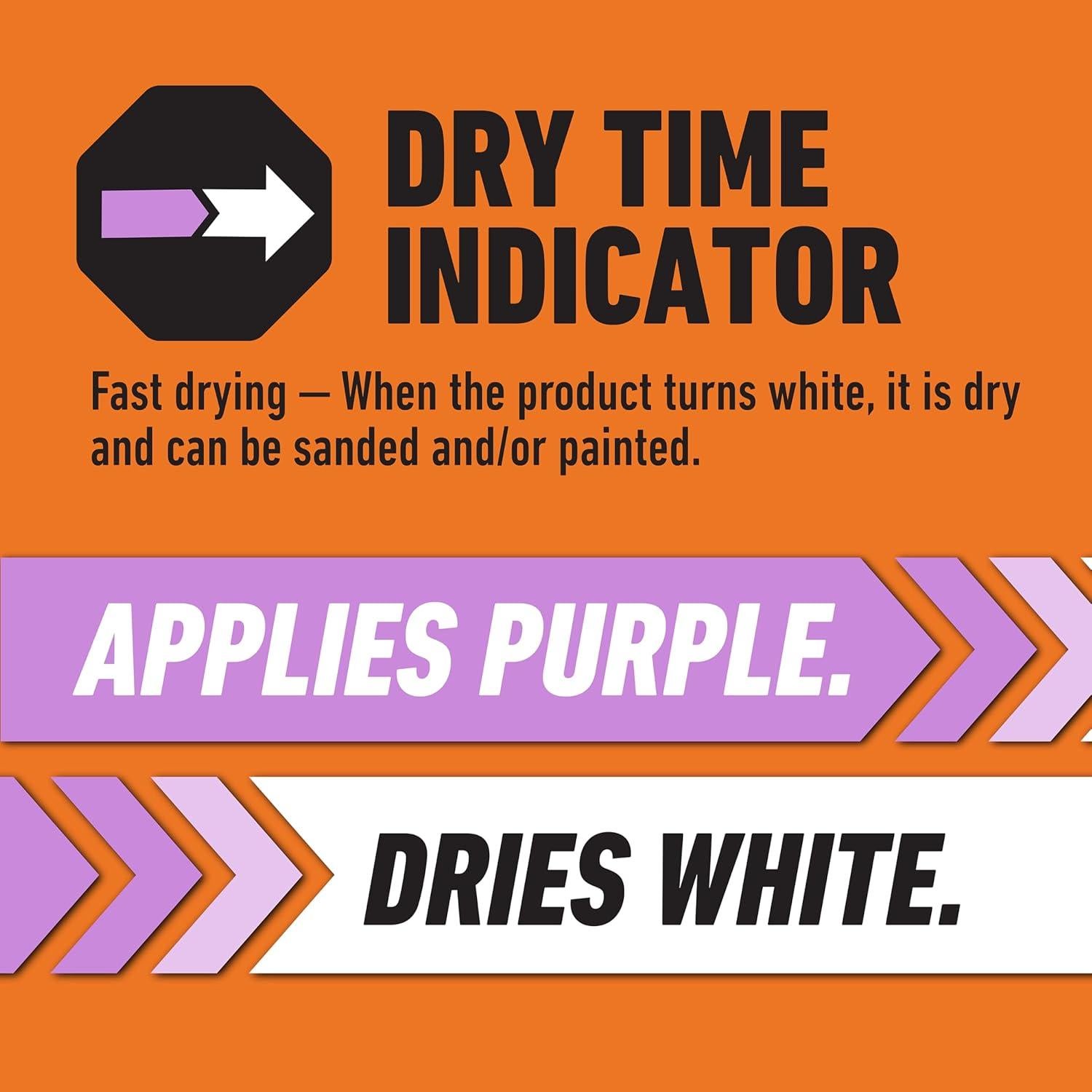 Masilla Reparadora Gorilla 0.45 kg Cambio de Color Secado Rápido