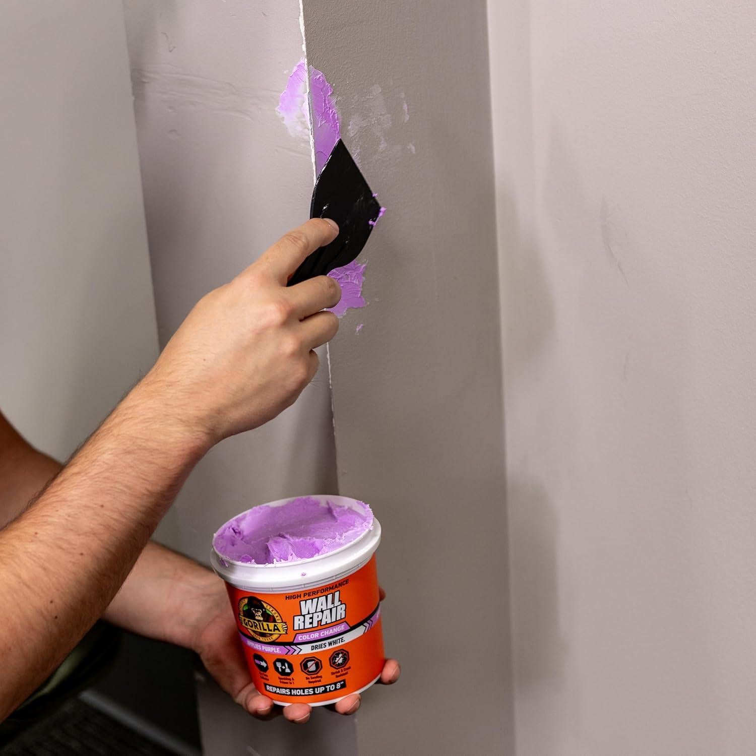 Masilla Reparadora Gorilla 0.45 kg Cambio de Color Secado Rápido