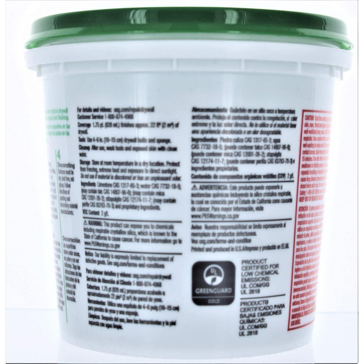 Compuesto para Juntas U S Gypsum 380270 Listo para Usar 0.83 L