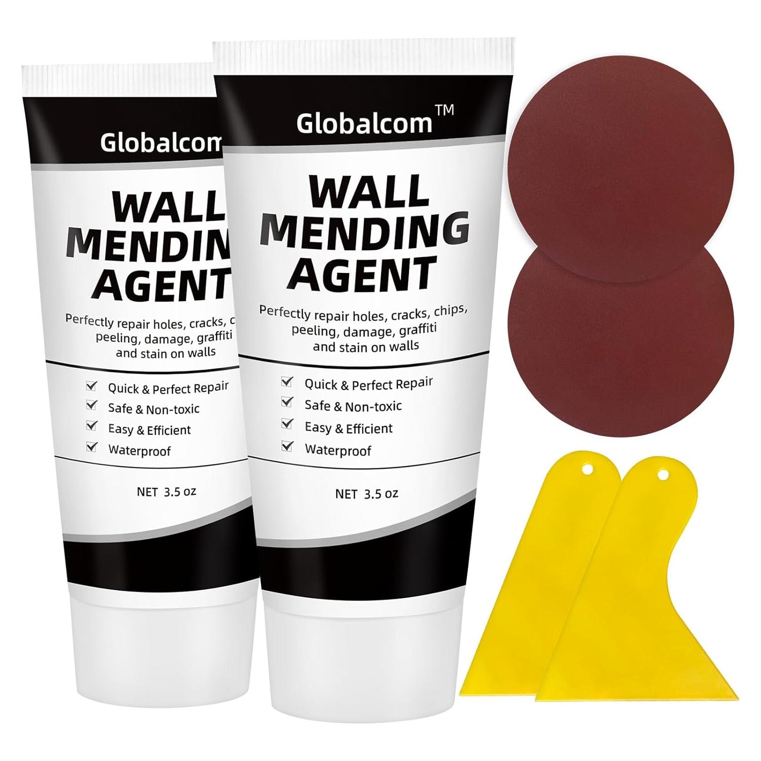 Kit de Reparación de Drywall Globalcom 99g - Masilla y Herramientas