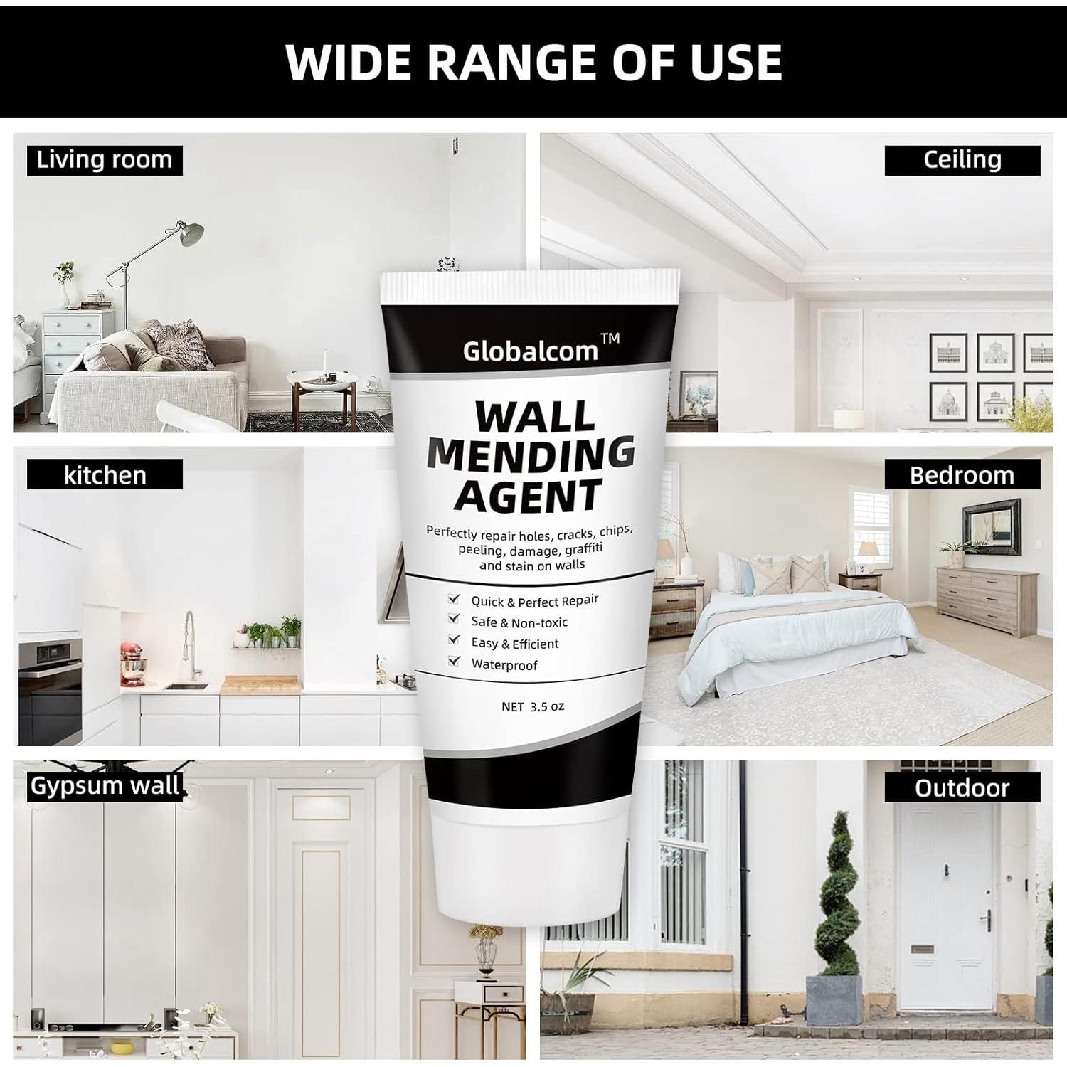 Kit de Reparación de Drywall Globalcom 99g - Masilla y Herramientas