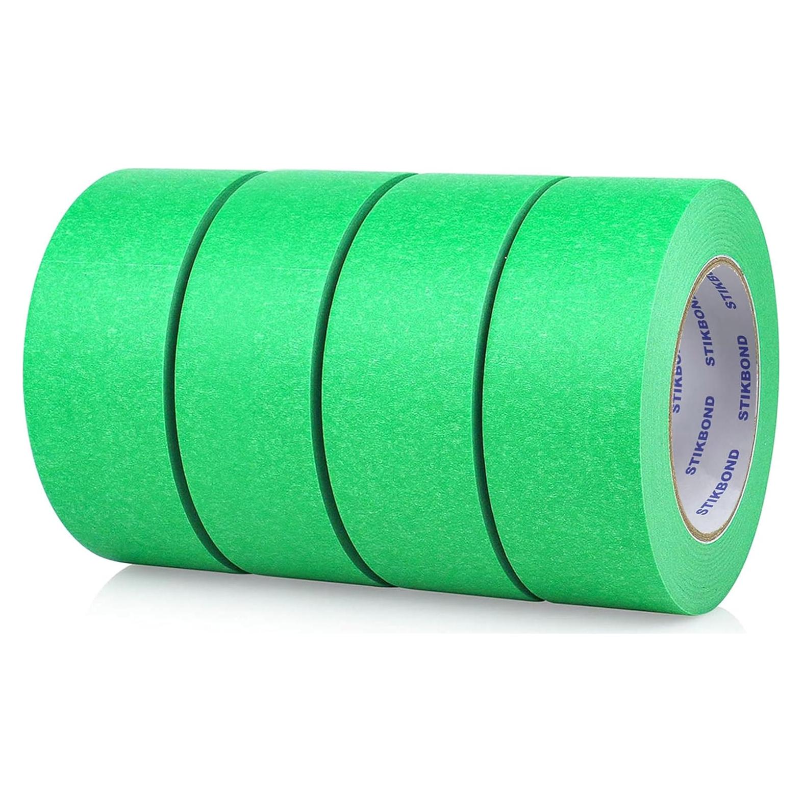 Cinta de Pintor Verde STIKBOND 140mic 5cm x 50m - Paquete de 4