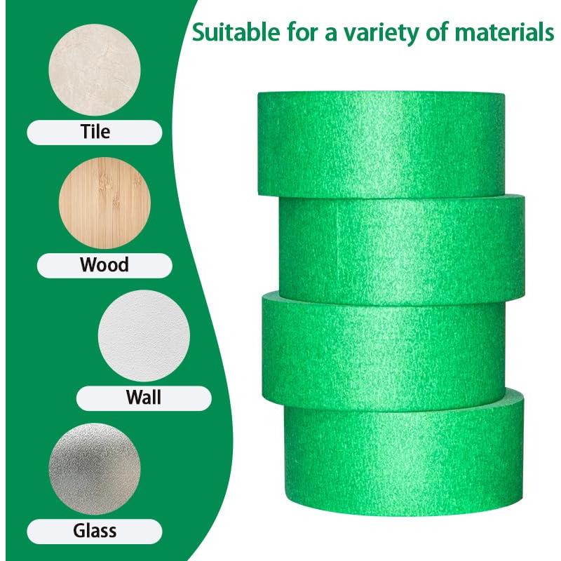 Cinta de Pintor Verde STIKBOND 140mic 5cm x 50m - Paquete de 4