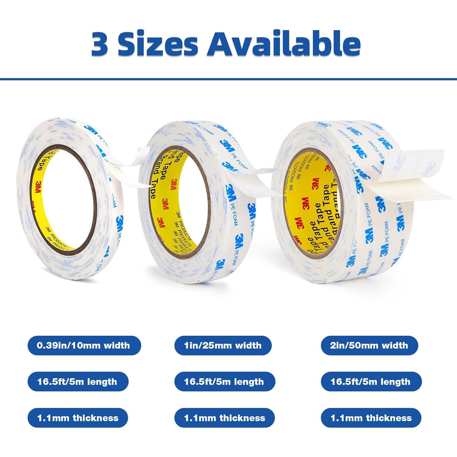 Cinta Doble Cara 2.54cm x 5.03m Pishue Alta Resistencia