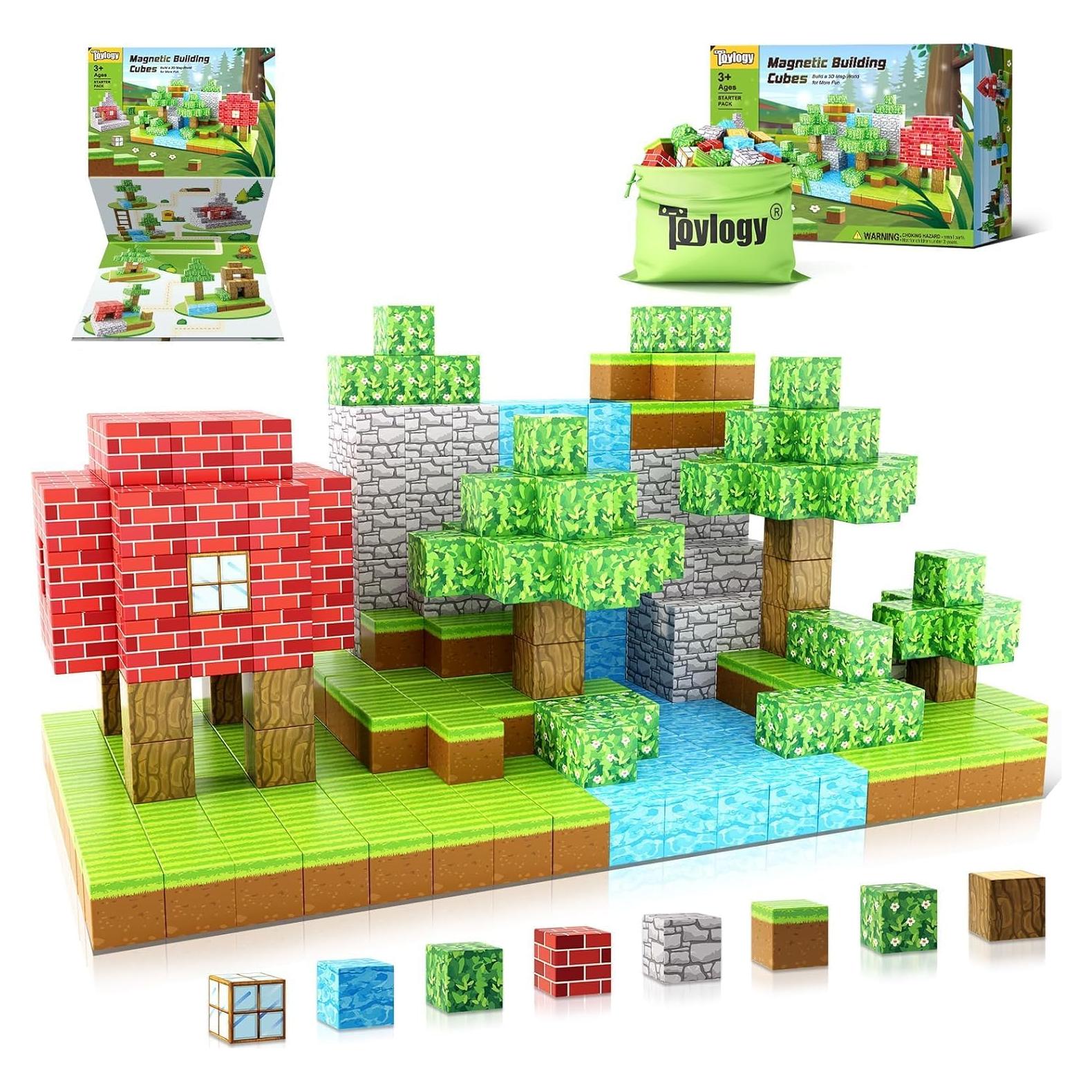 Bloques Magnéticos Toylogy 48PCS 2,54 cm Juguetes STEM