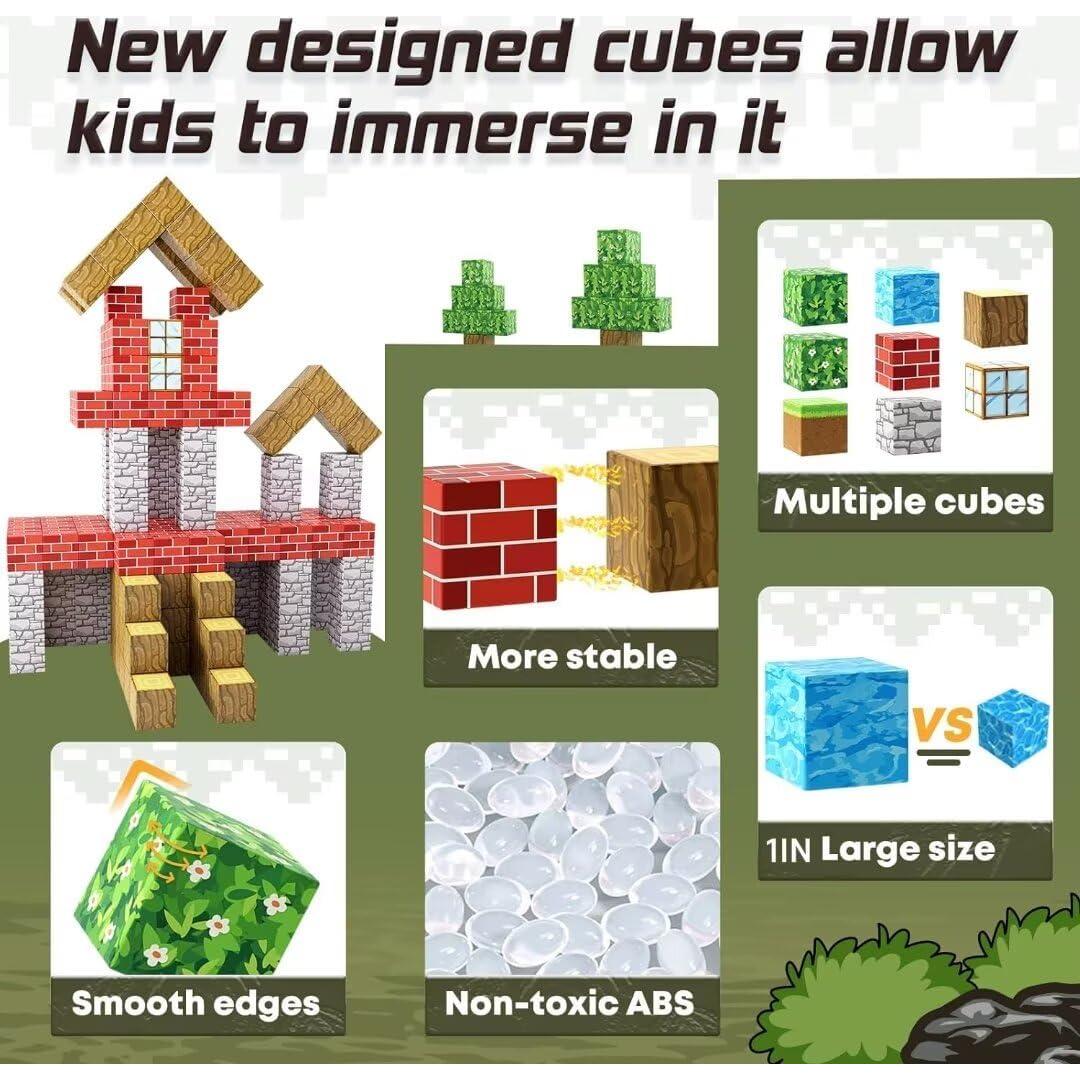 Bloques Magnéticos Toylogy 48PCS 2,54 cm Juguetes STEM
