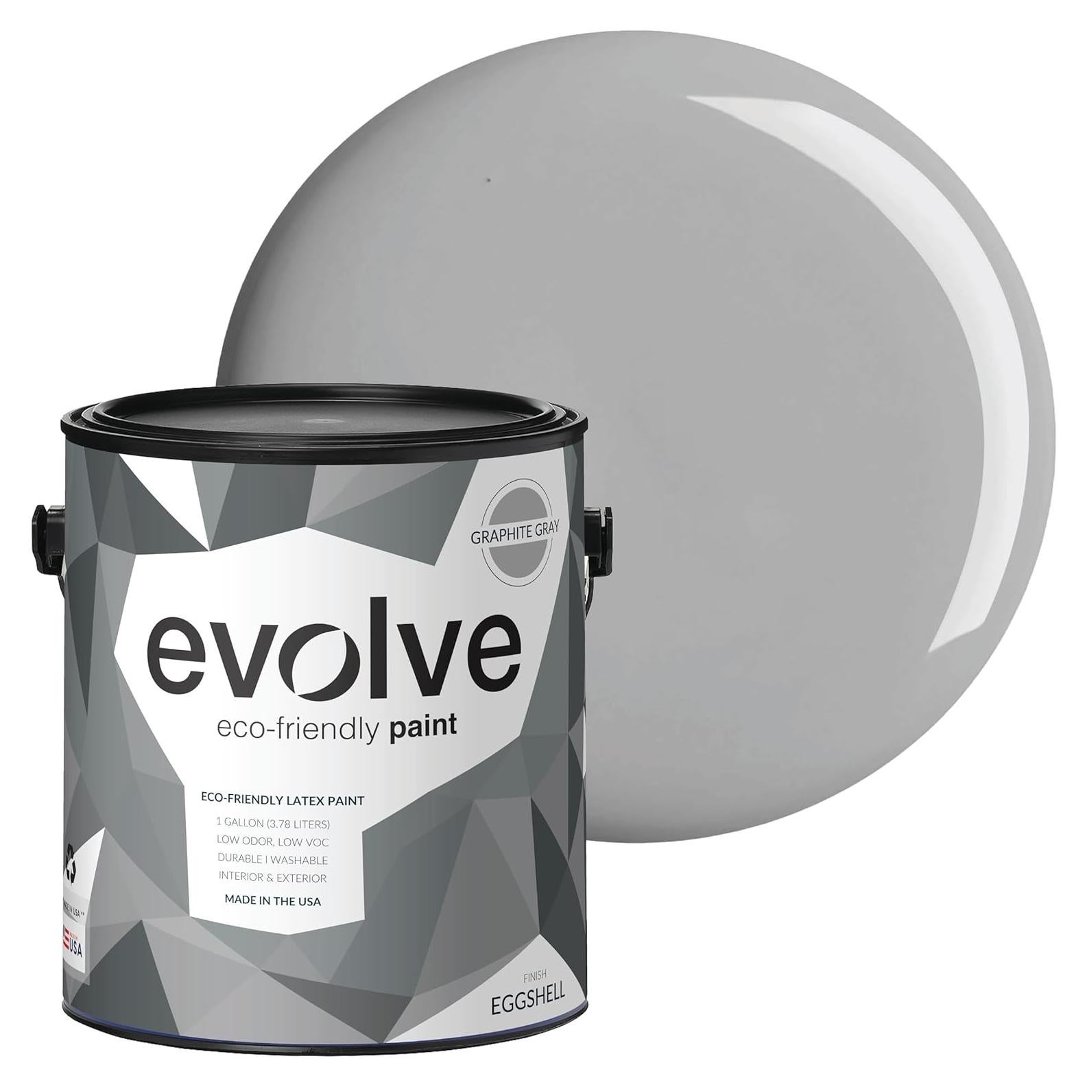 Pintura y Primer Evolve 1 Galón Gris Grafito Bajo Olor