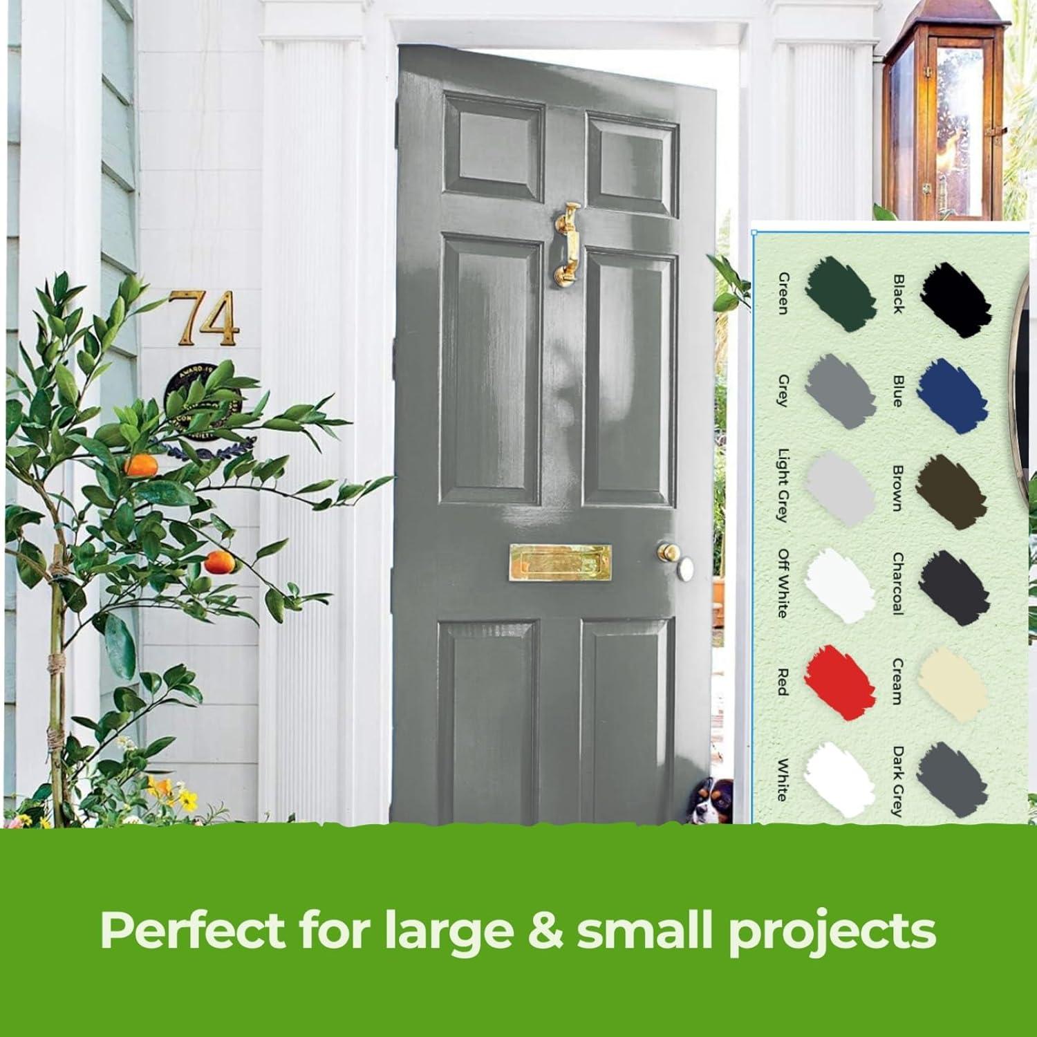 Pintura y Primer Todo en Uno LA UNA - Gris Brillante 250ml