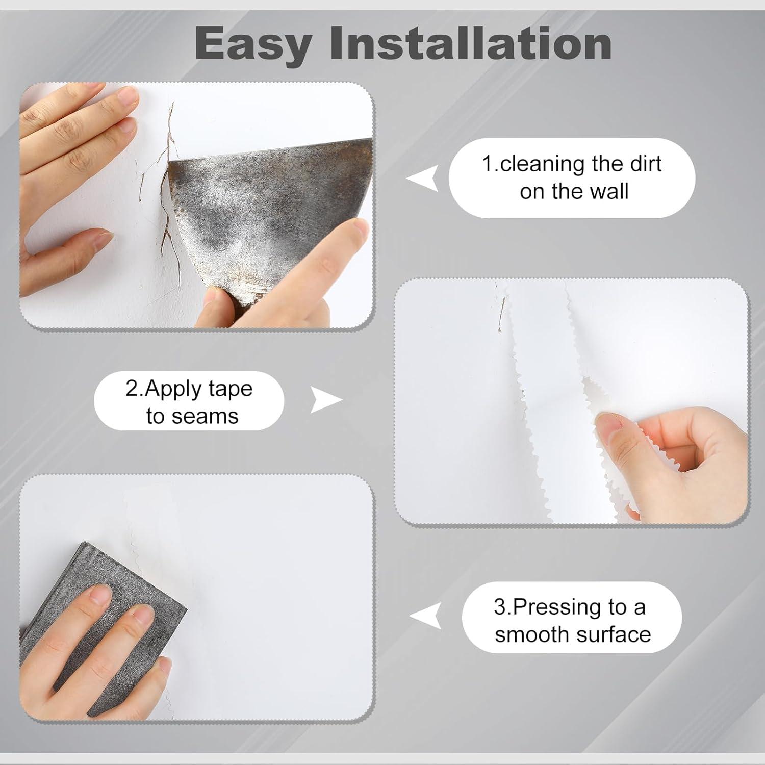 Cinta de Parche Autoadhesiva Saypacck 3.18 cm x 15.24 m Blanca