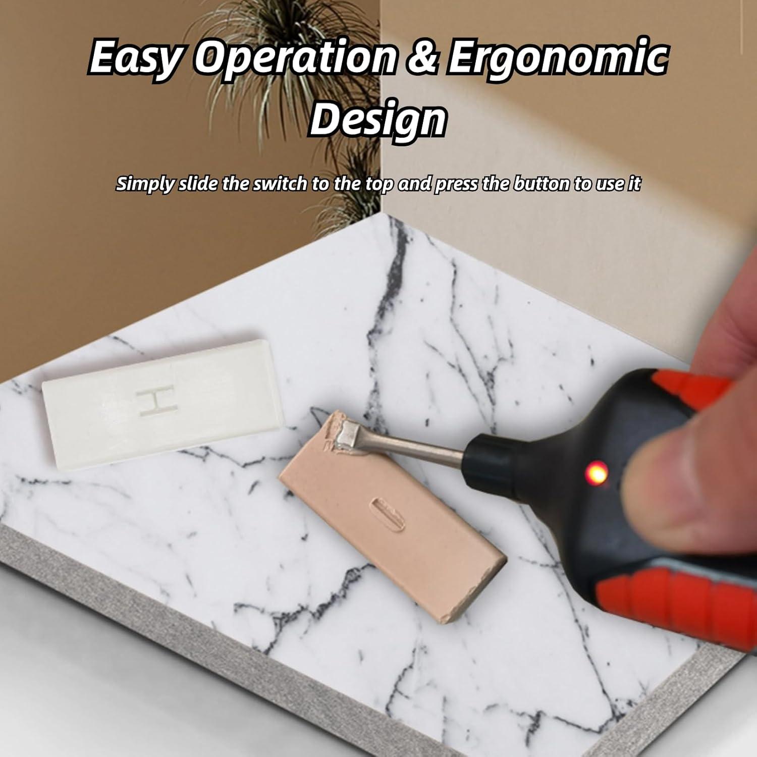 Kit de Reparación de Azulejos DAUERHAFT 8 Colores Cera