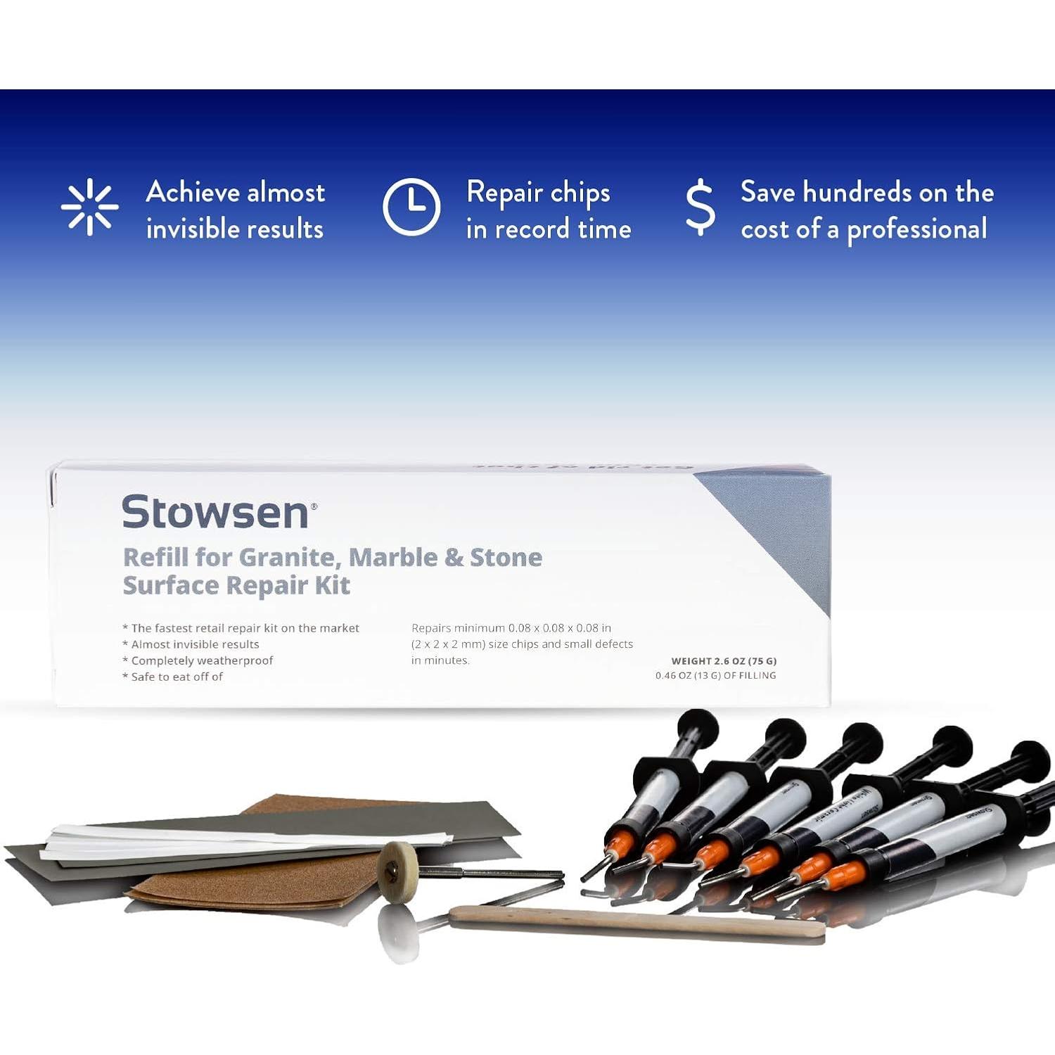 Recarga Kit Reparación Granito Mármol Stowsen 70.87g