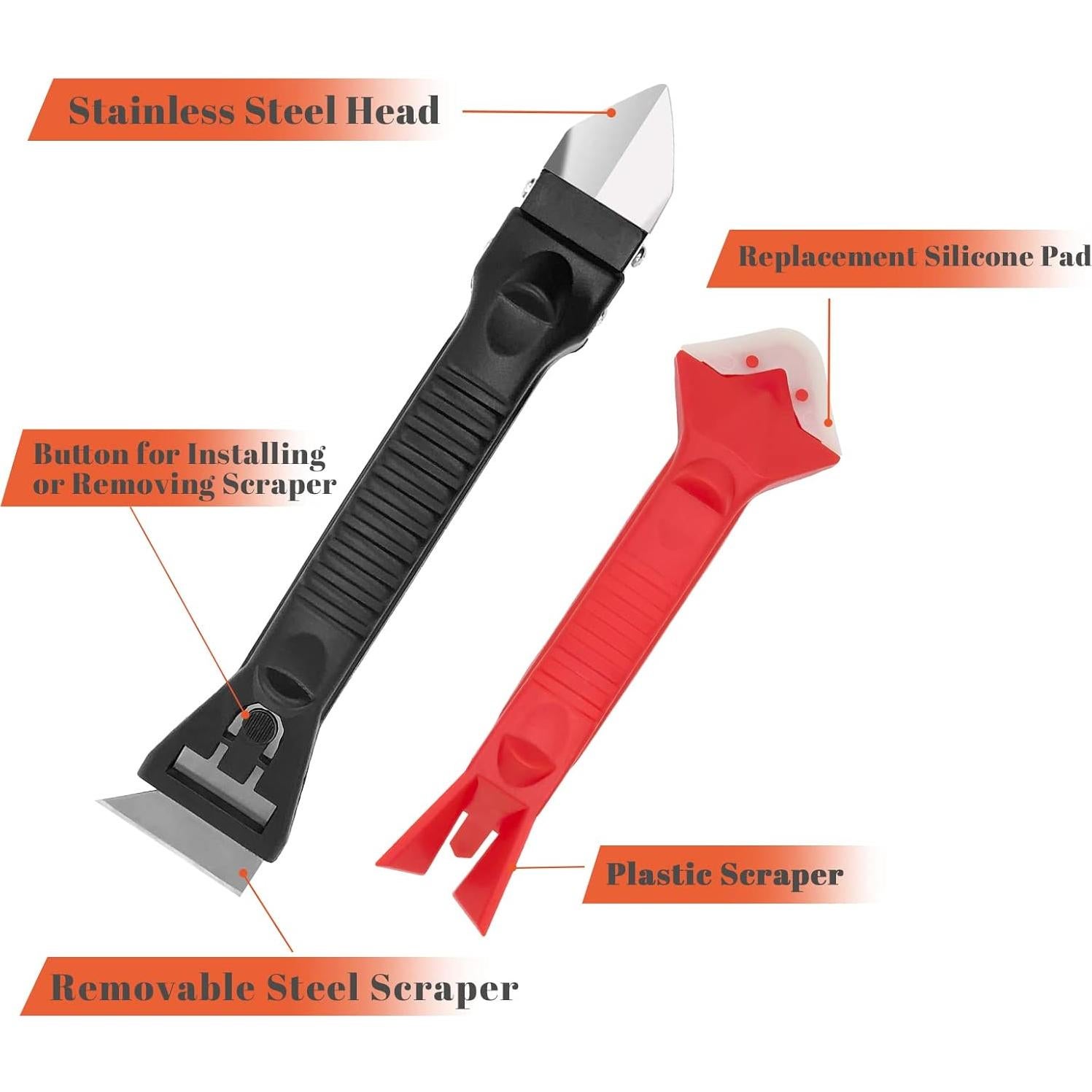 Kit de Herramientas de Sellado MASRIN - 10 Piezas, Acero Inoxidable