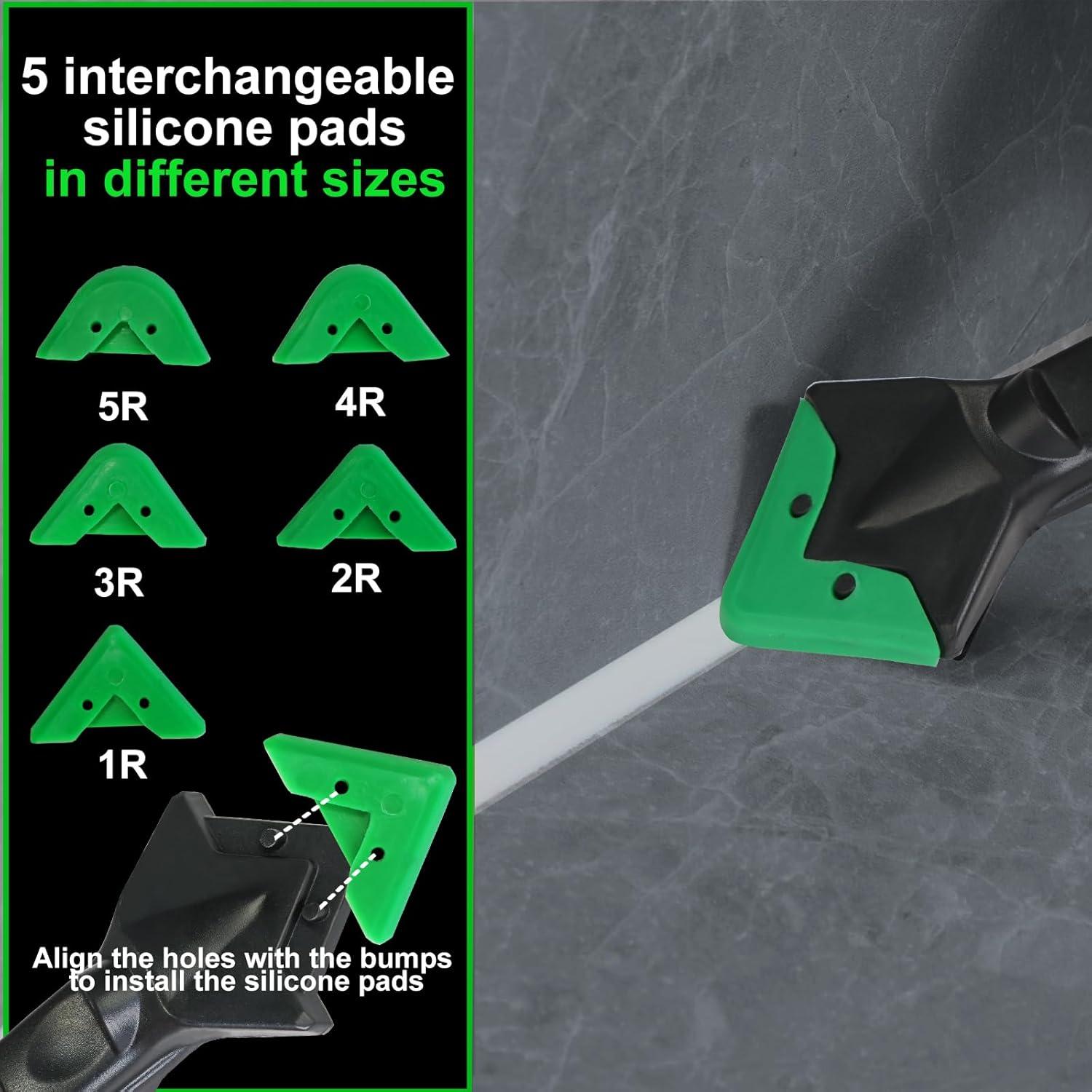 Kit de Herramientas de Sellado Tisanker con 3 Raspadores y 5 Almohadillas