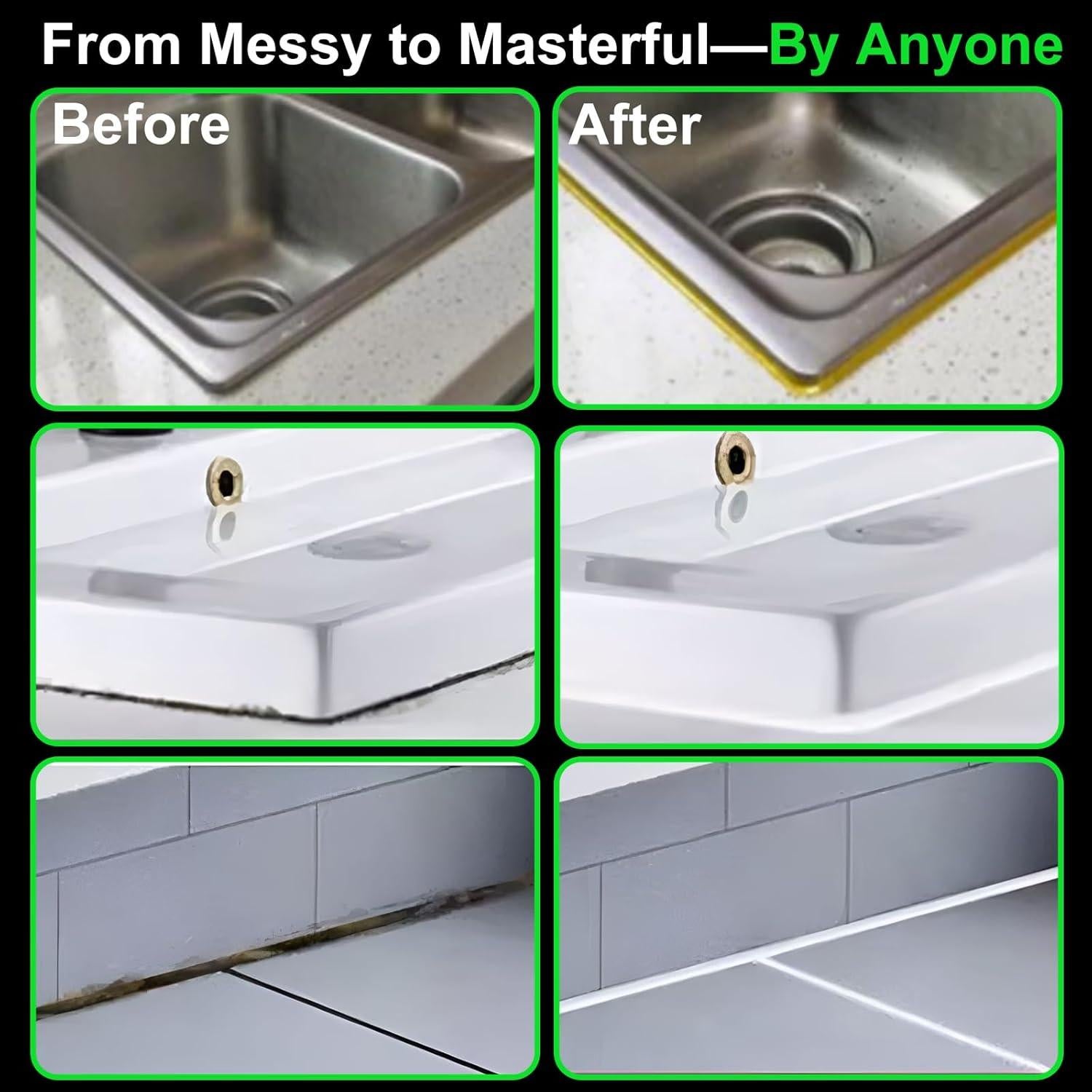 Kit de Herramientas de Sellado Tisanker con 3 Raspadores y 5 Almohadillas