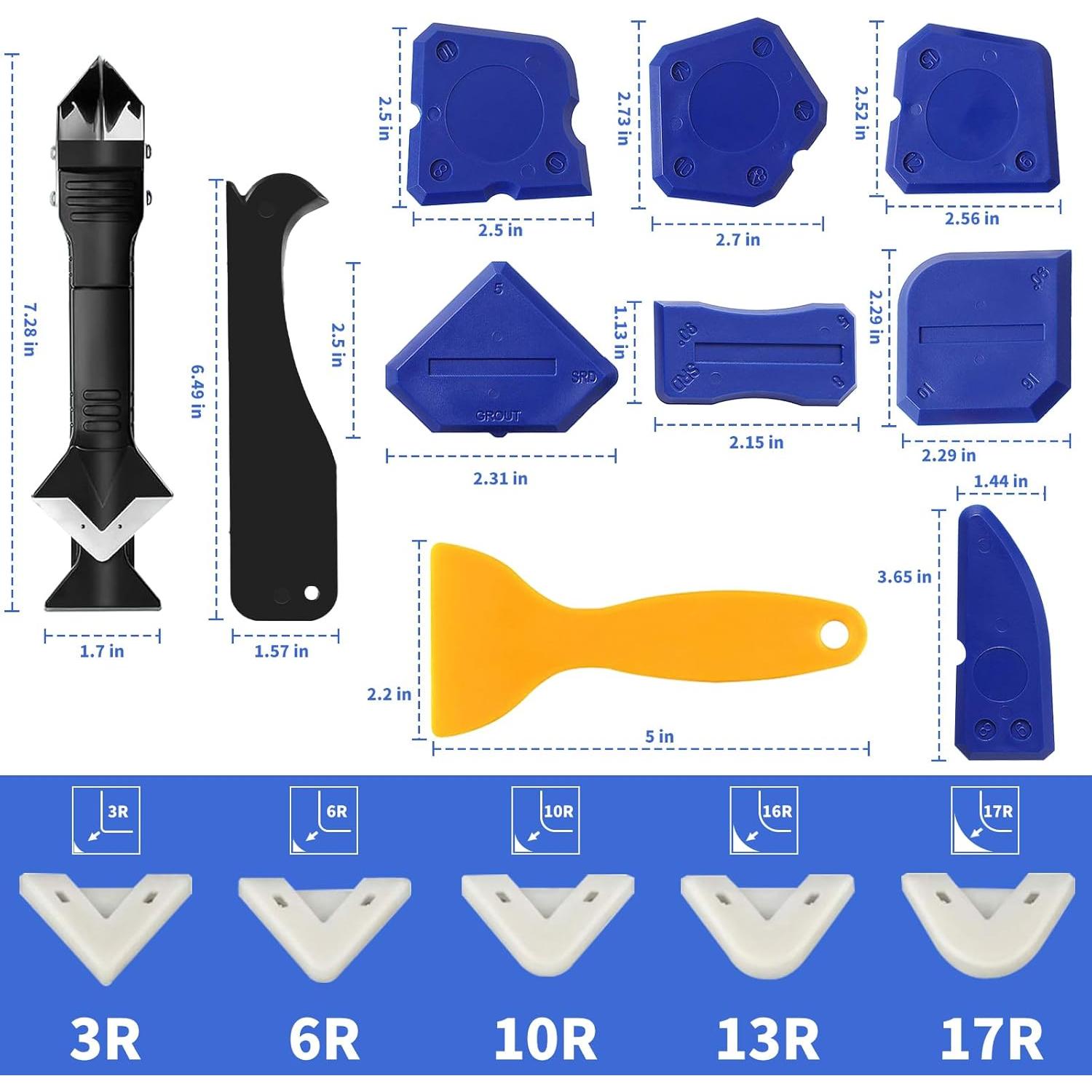 Kit de Herramientas para Sellado HooYan 23 PCS Silicona