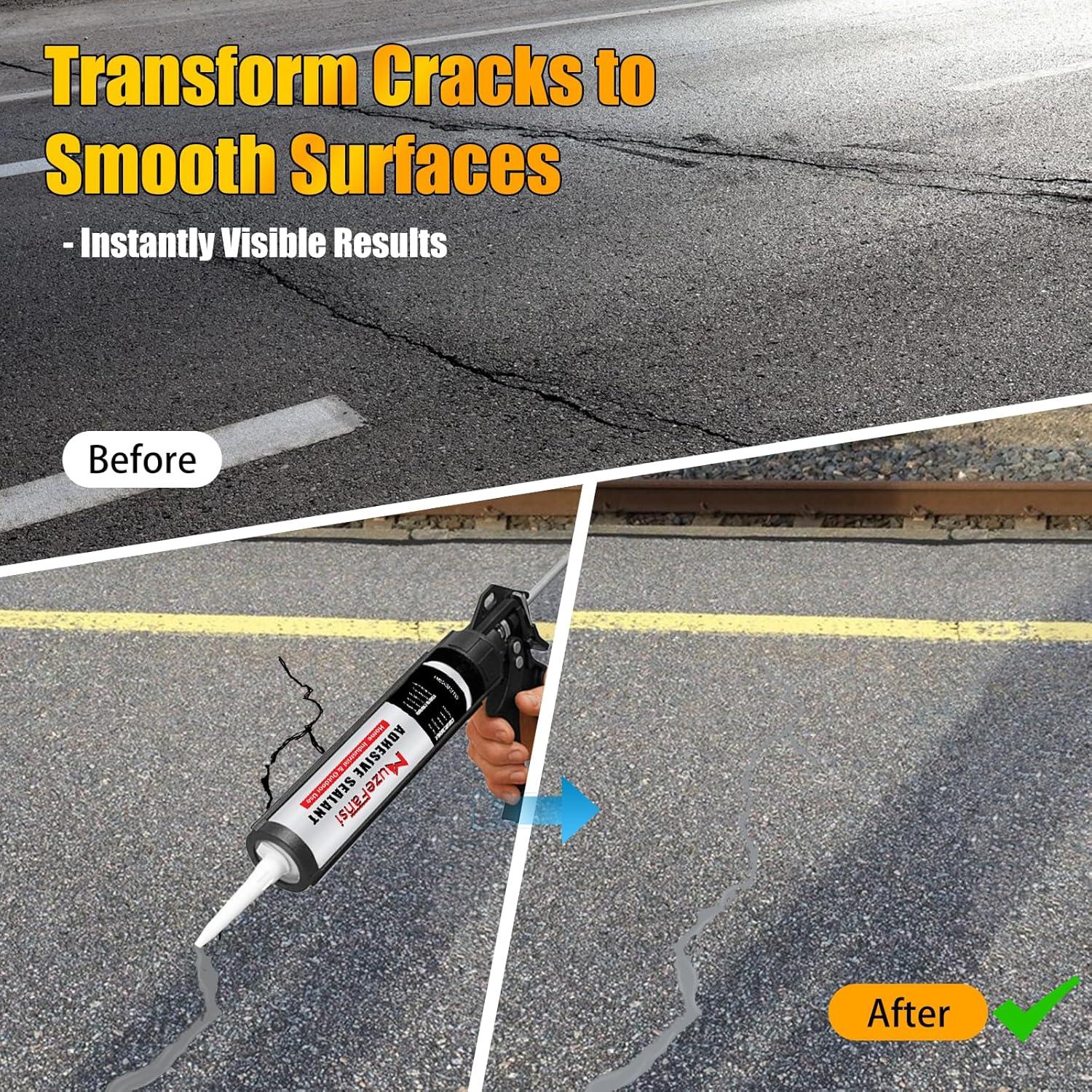 Relleno de Grietas de Cemento MuzeFansi 4 Paquete 300 ml