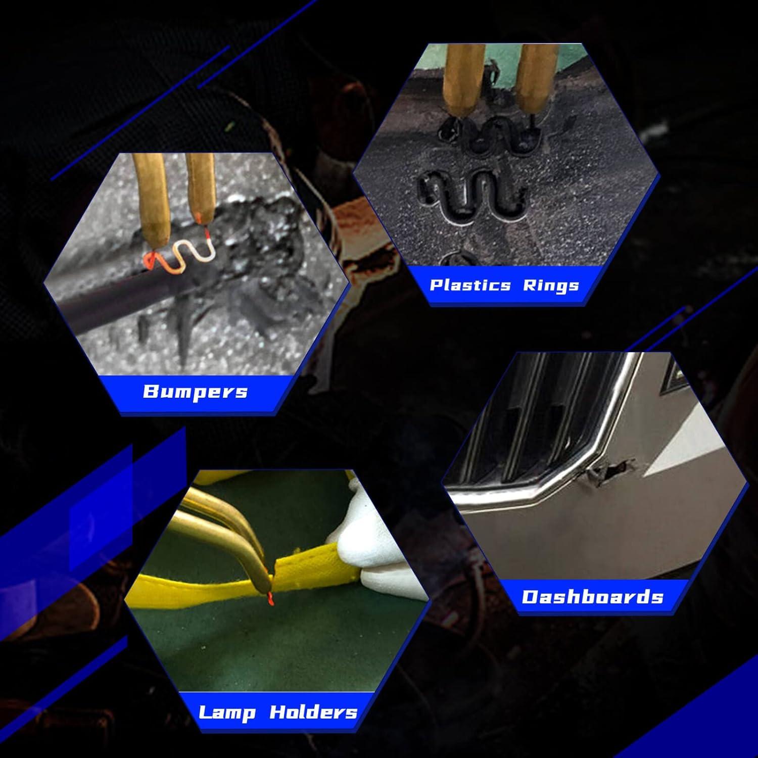 Kit de Soldador de Plástico WRDLOSY 800PCS Reparación Parachoques