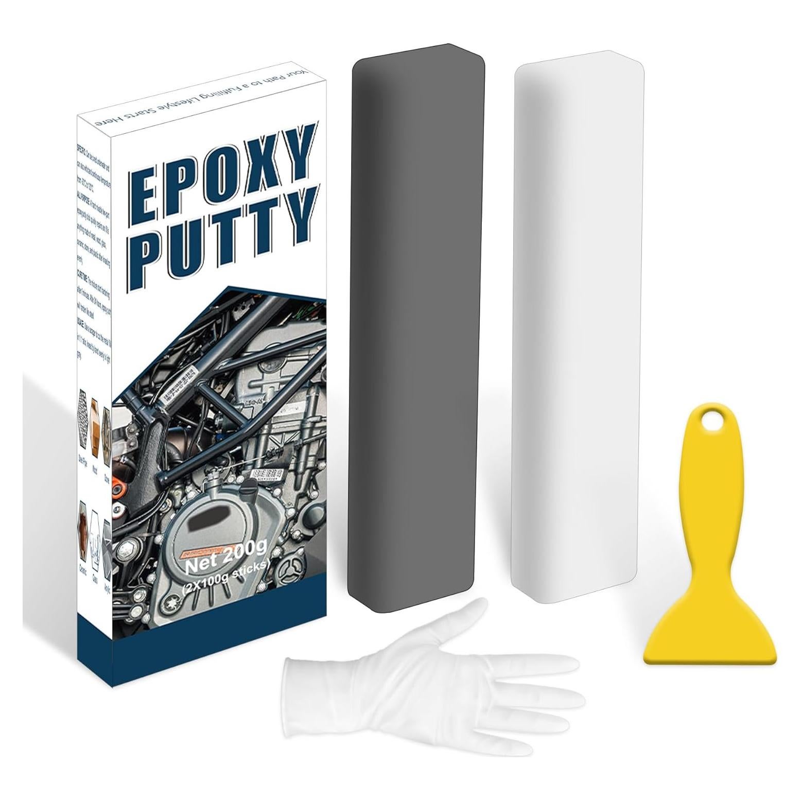 Masilla Epóxica 200g WAN2TLK Relleno Multiusos Gris