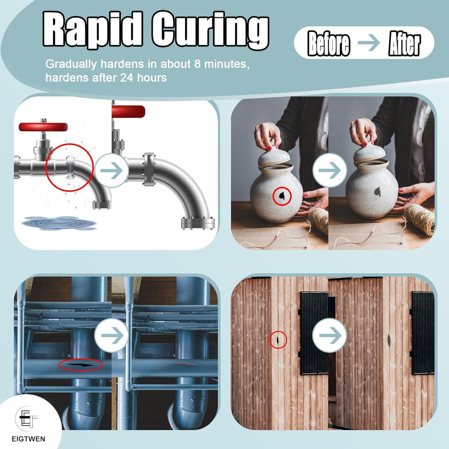 Masilla Epóxica 200g WAN2TLK Relleno Multiusos Gris