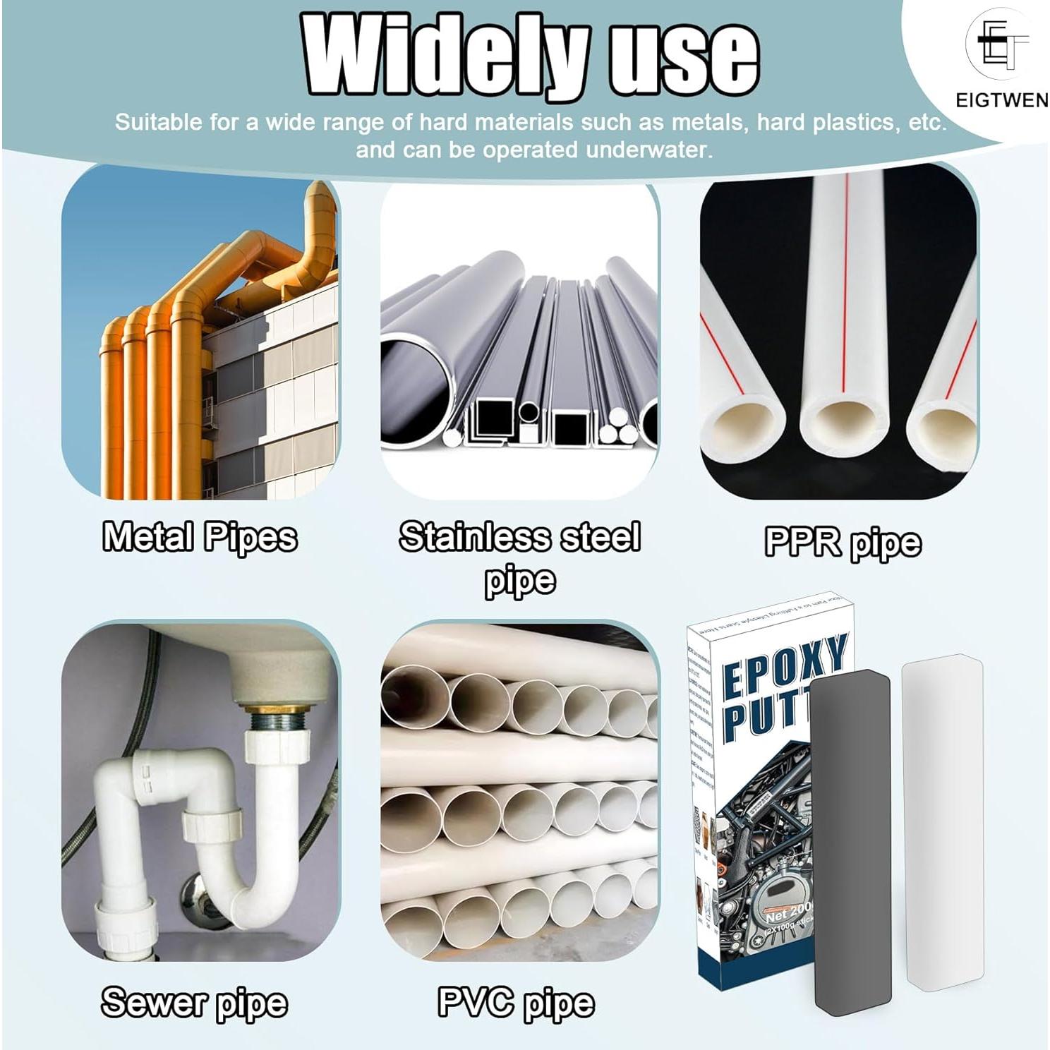 Masilla Epóxica 200g WAN2TLK Relleno Multiusos Gris