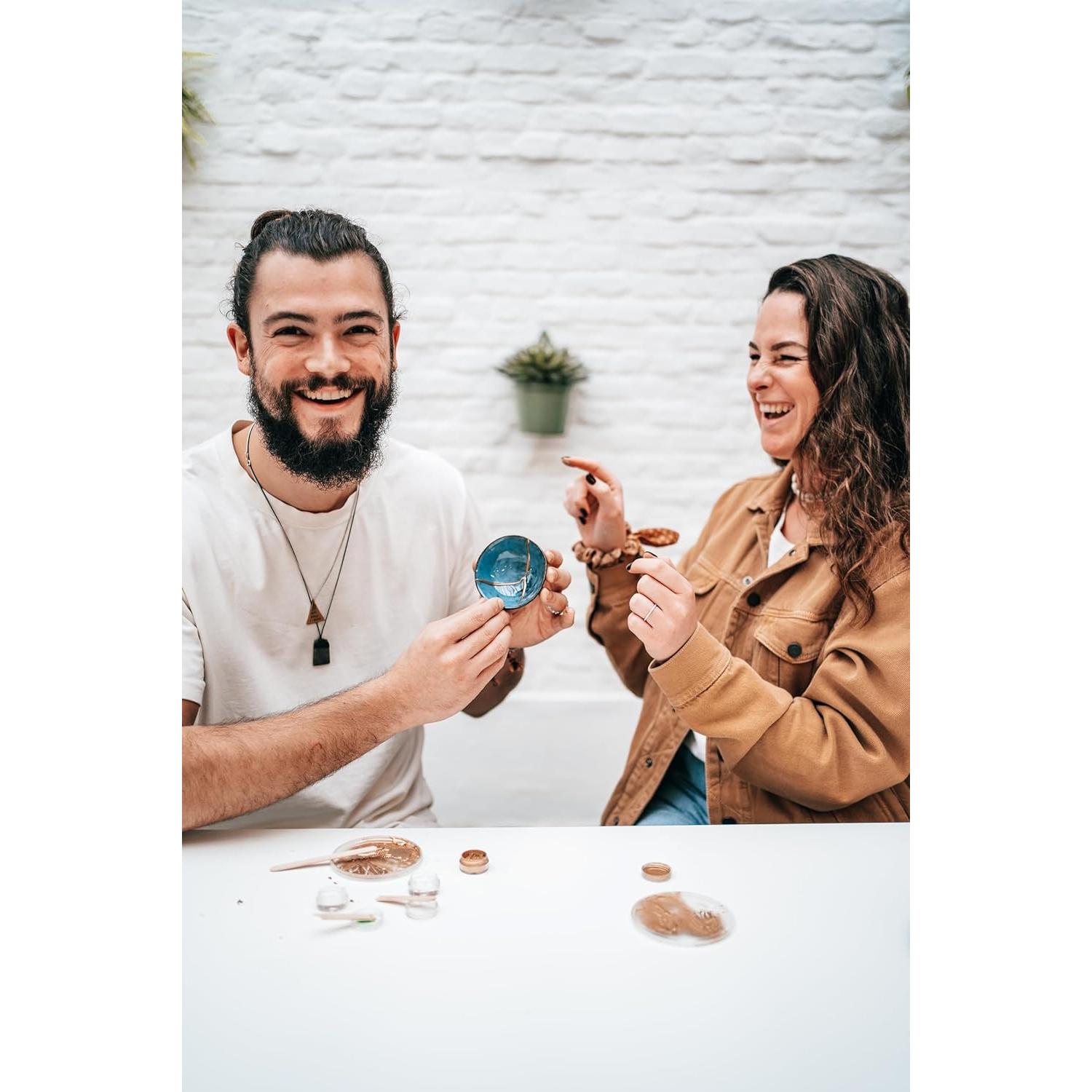 Kit de Reparación Kintsugi CHIYU - Oro - Seguro para Alimentos