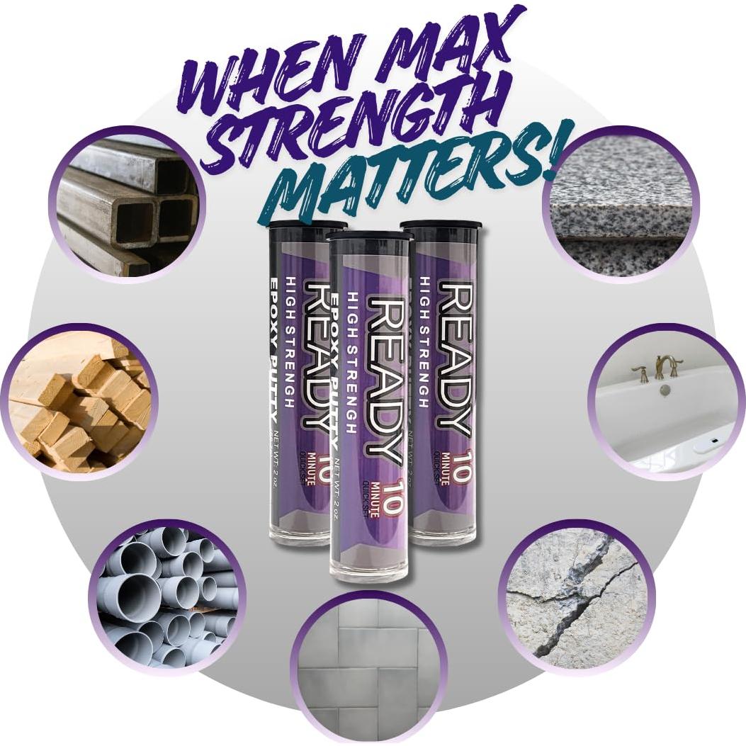 Masilla Epóxica Premium Aislante Ready 10 Min Secado Rápido