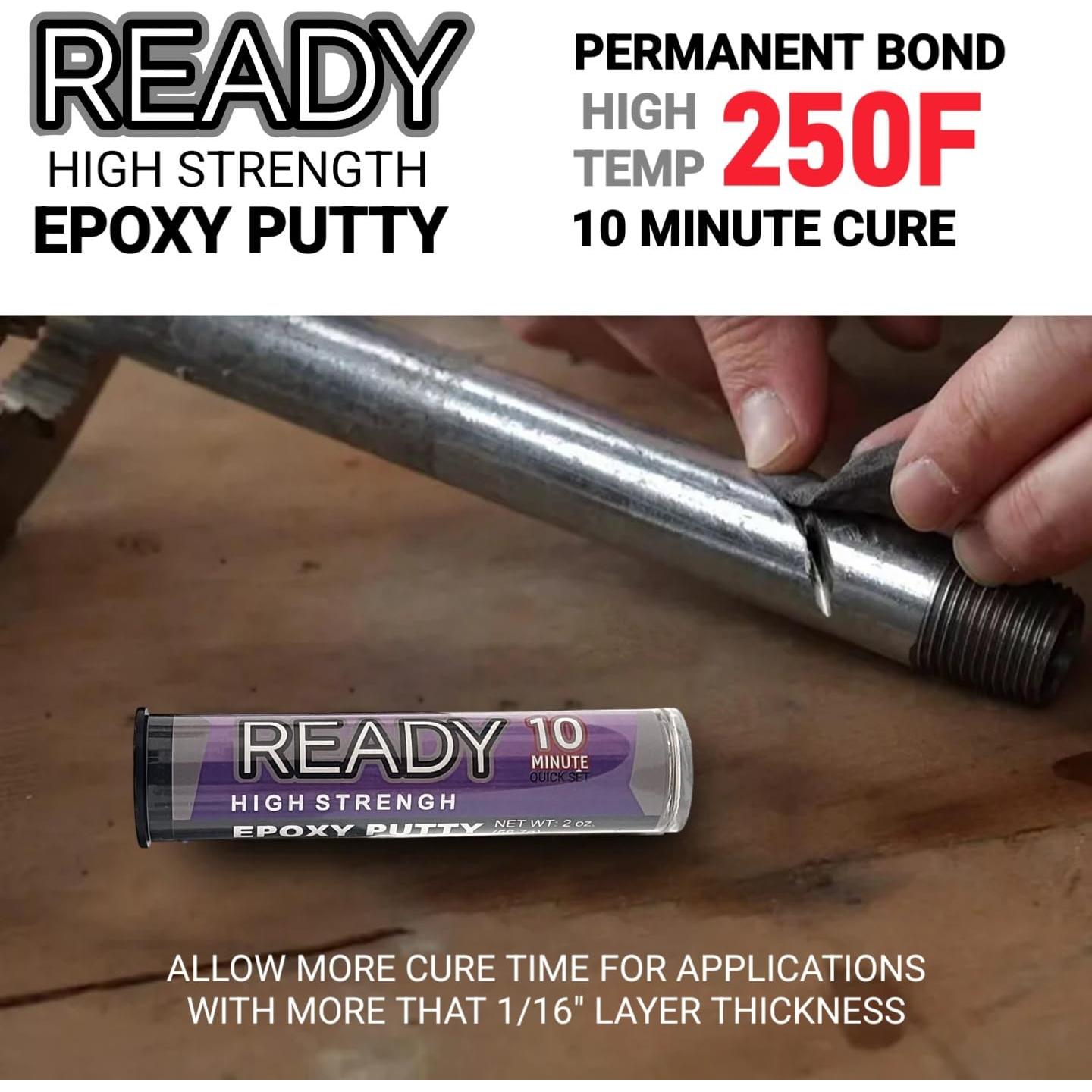 Masilla Epóxica Premium Aislante Ready 10 Min Secado Rápido