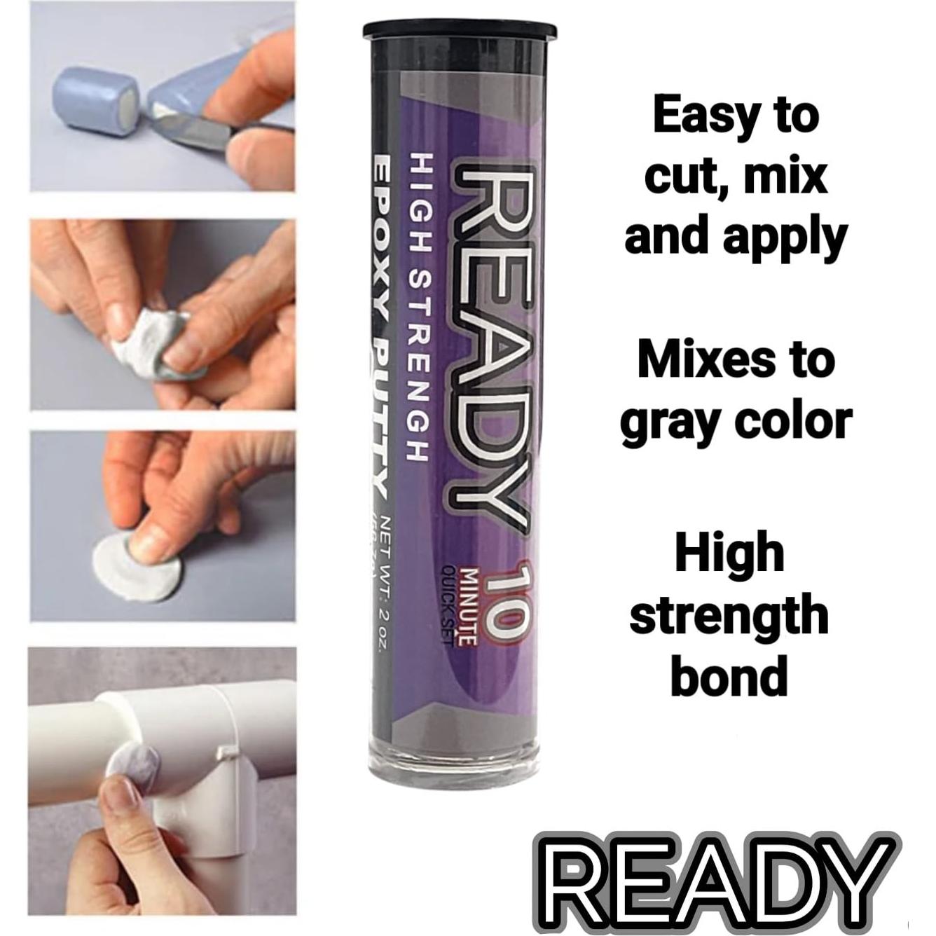 Masilla Epóxica Premium Aislante Ready 10 Min Secado Rápido