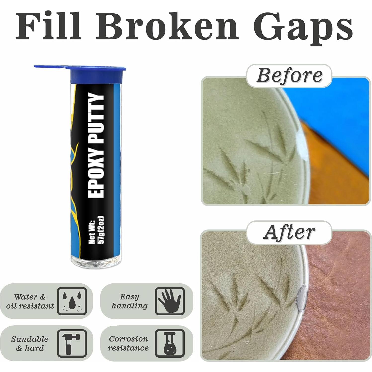 Kit de Reparación Kintsugi 1DFAUL con Pegamento Bio Oro